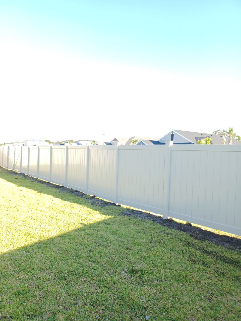 Palmetto, FL 6ft. Tall Tan Vinyl Privacy Fence  by Asap fence and gates, LLC