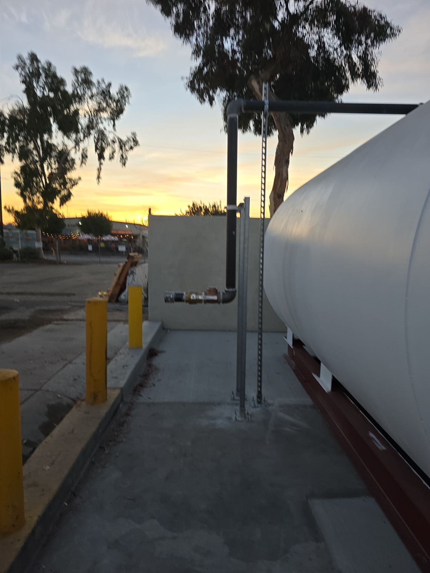 Outdoor Water Tank Installation & Piping Setup by Us Plumbing 