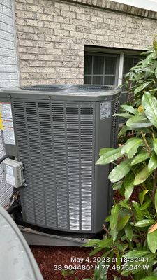 Central Air Conditioning Installation using Trane