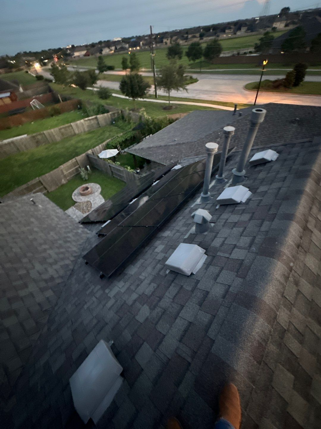 Hail Damage using Owen's Corning Duration (Lifetime) Shingles by Roof Repair Company