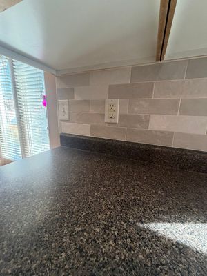 Backsplash Project in Riverton by Rudd Builders LLC