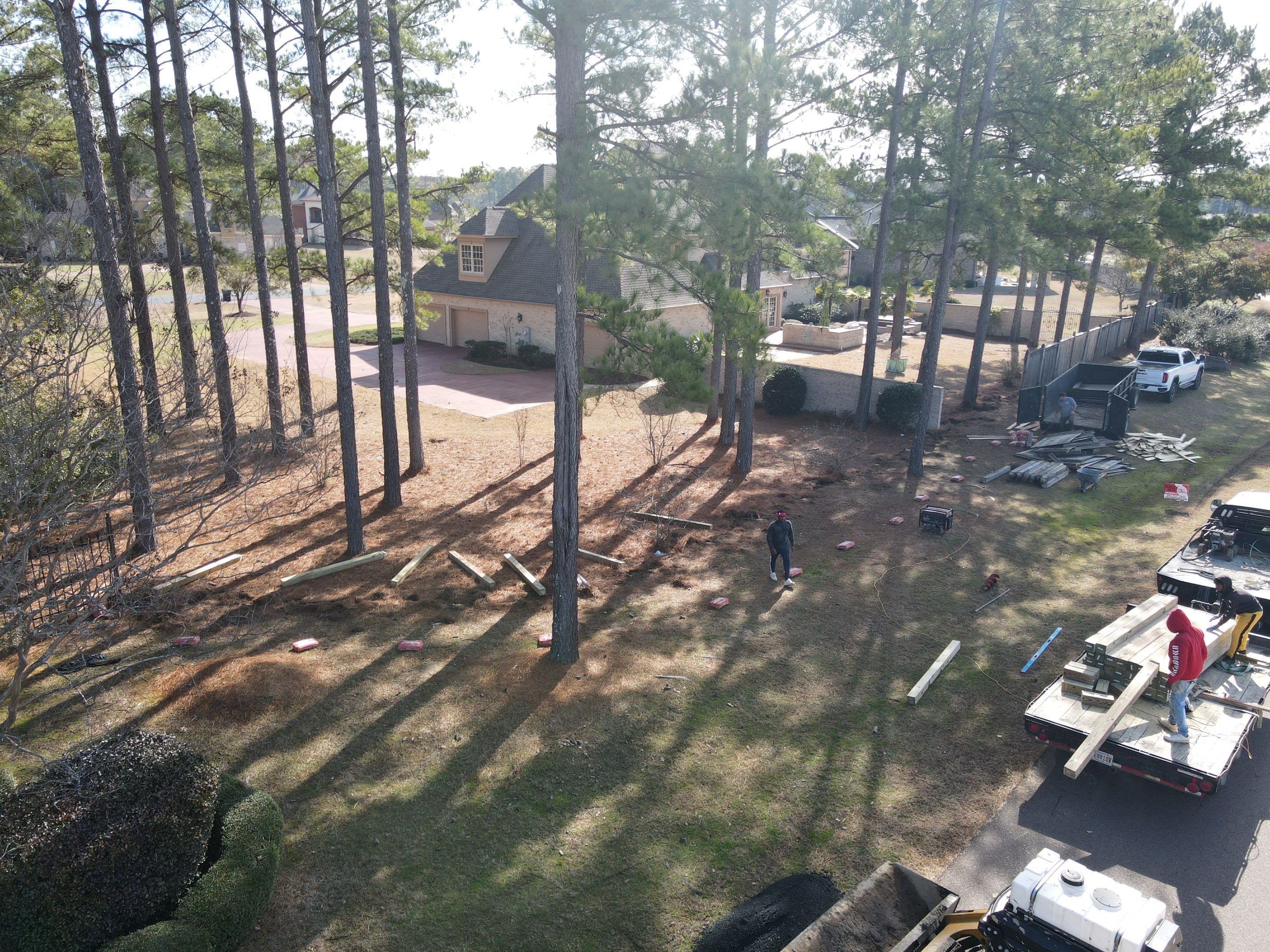 6ft Treated Pine Good Neighbor Fence French Gothic Posts by Roberson Construction LLC