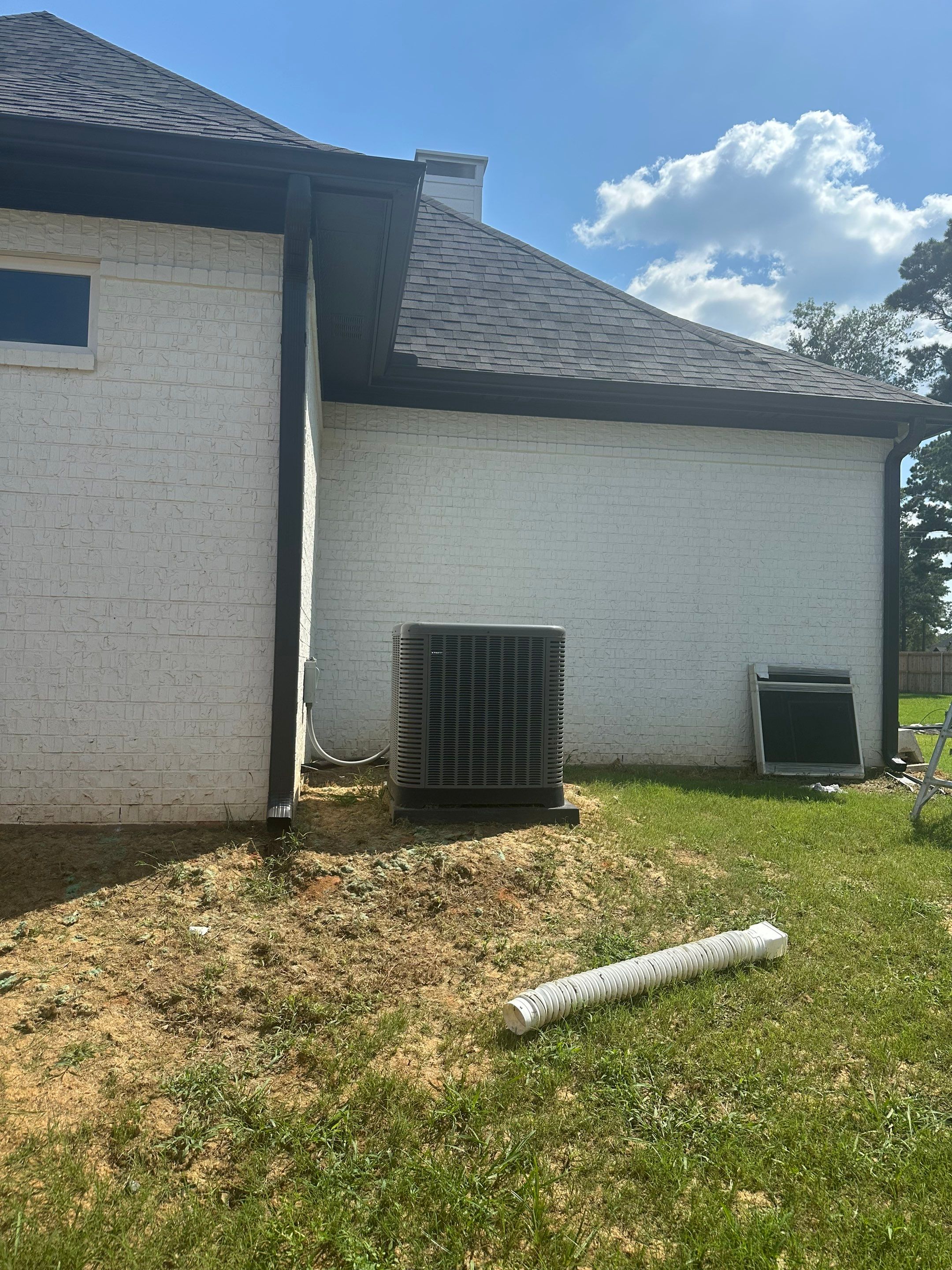 Exterior Painting in Longview, TX | Roof & Eaves in Elegant Black by Quality Coats Painting
