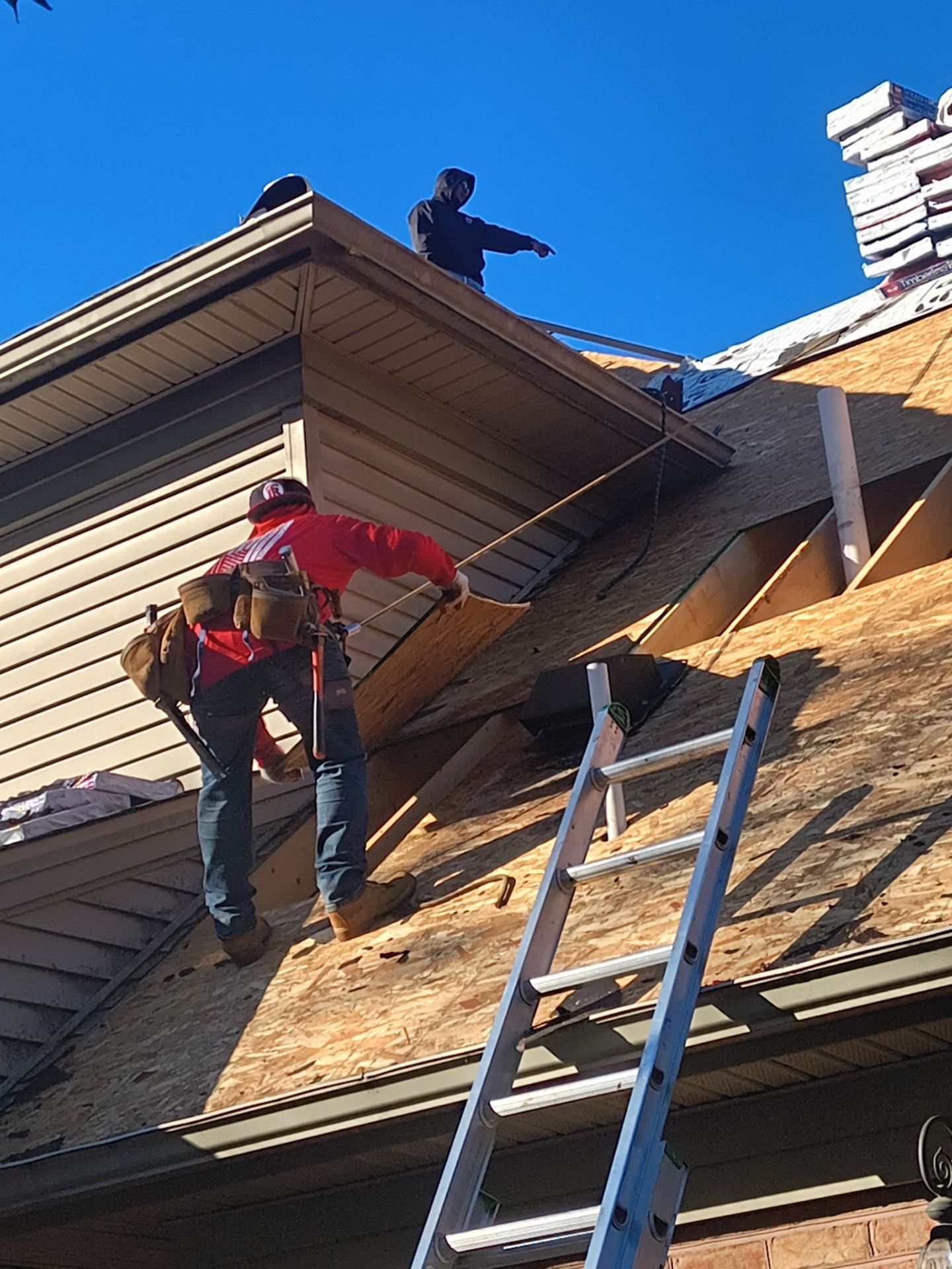 GAF SYSTEM INSTALL WEATHERED WOOD  by Teflon Roofing