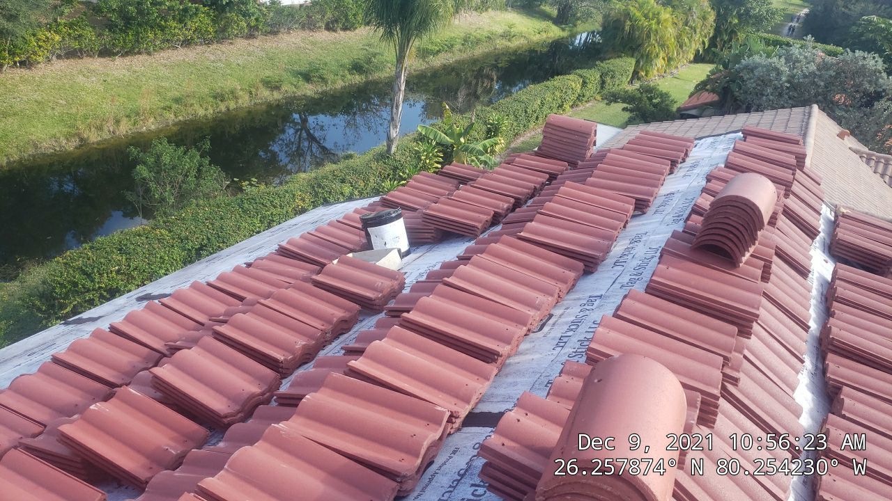 Residential Roofing Installation using Eagle Roofing Tile by BLUES BROTHERS ROOFING