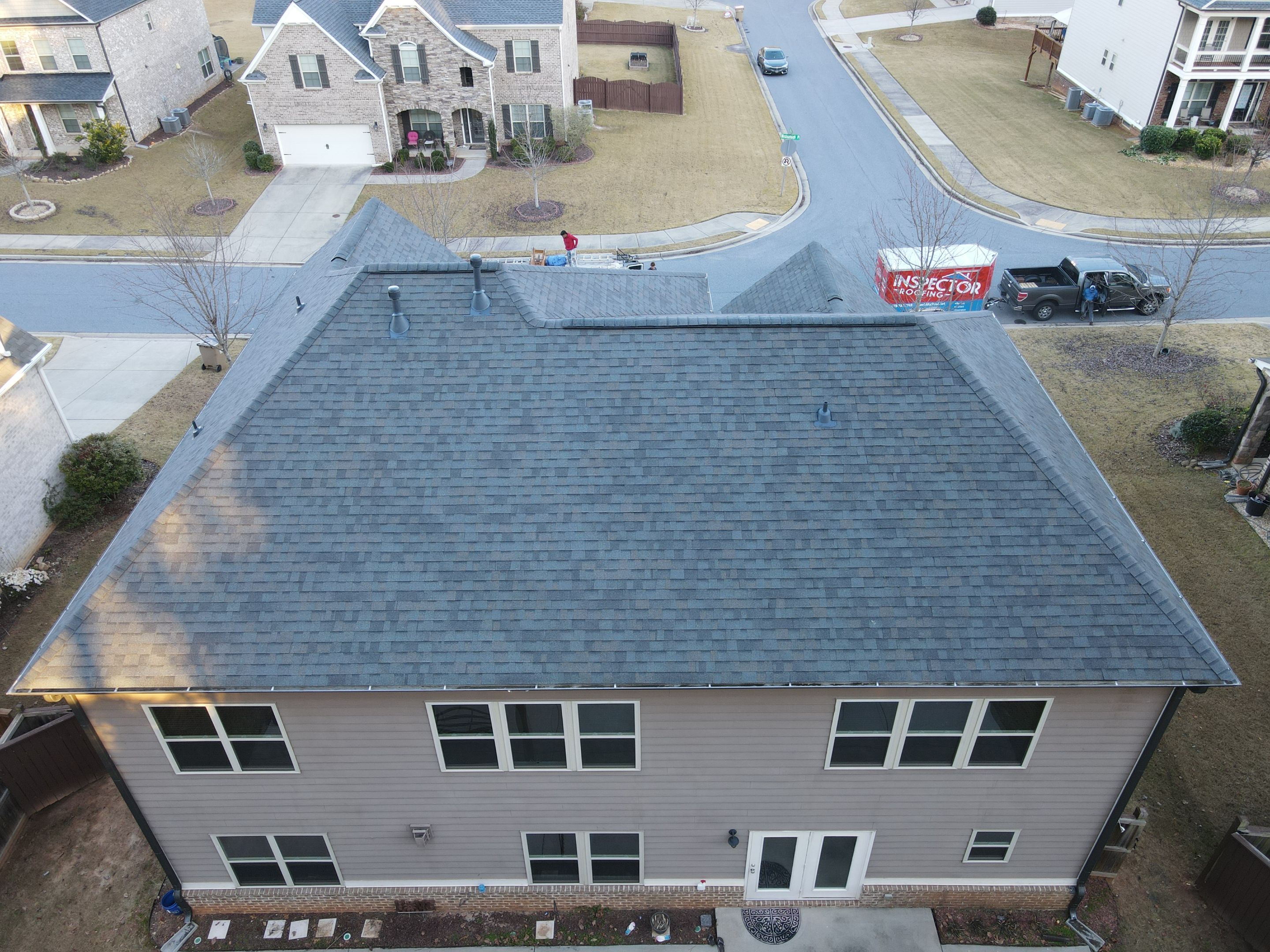 Residential Roofing Installation using Owens Corning by Inspector Roofing and Restoration