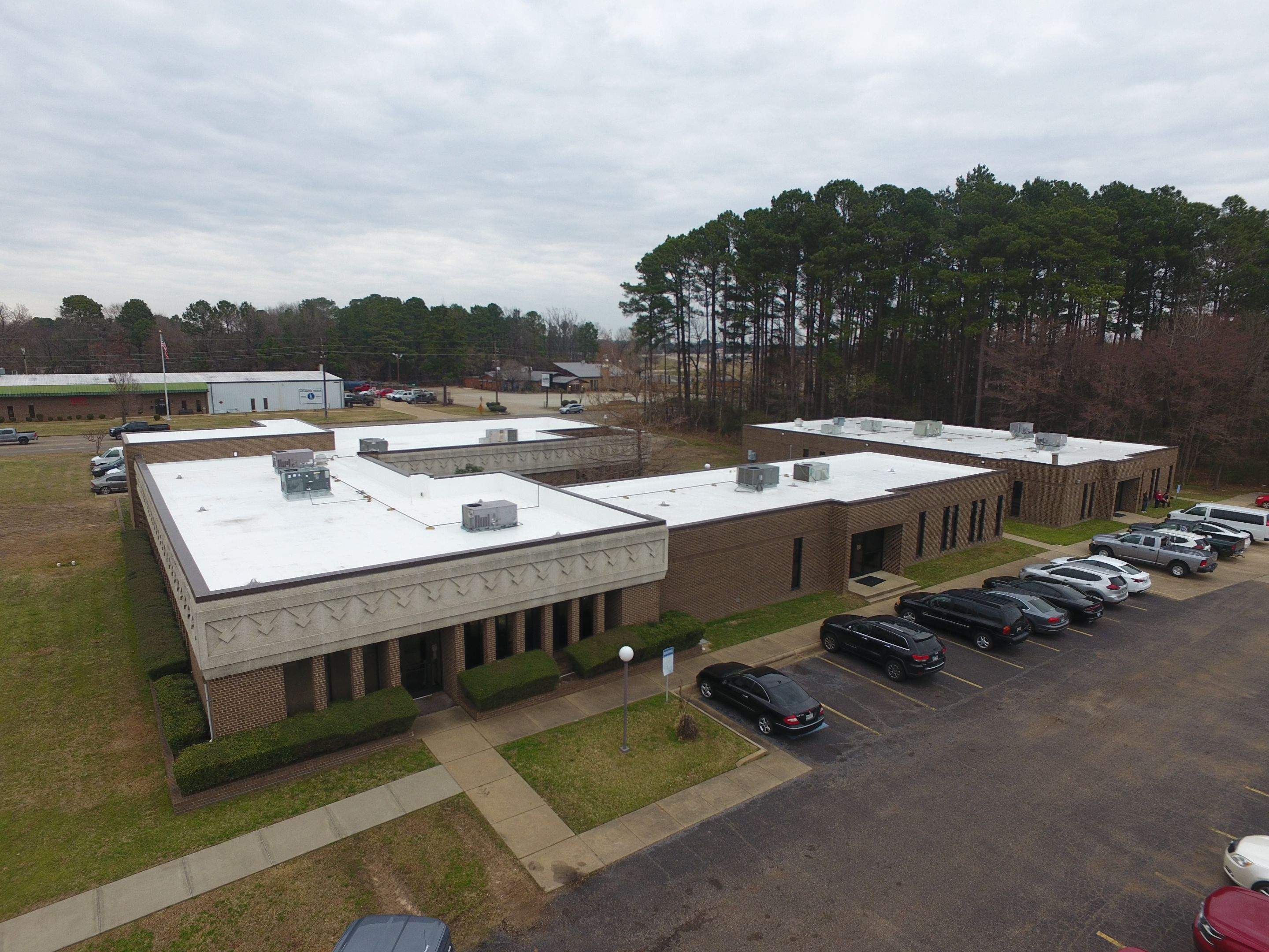 Commercial Roofing Installation using 50 mil PVC by Hostetler Roofing