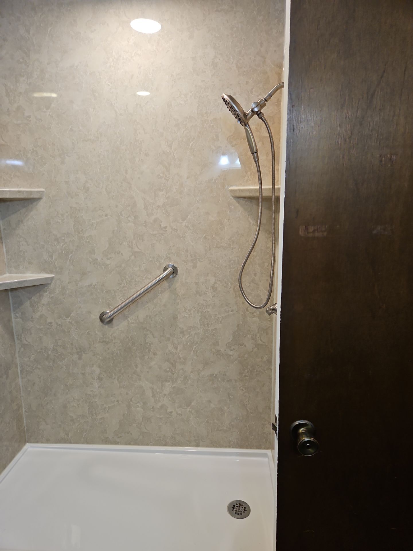 Bathroom Remodel using Shower Base by The Shower Company