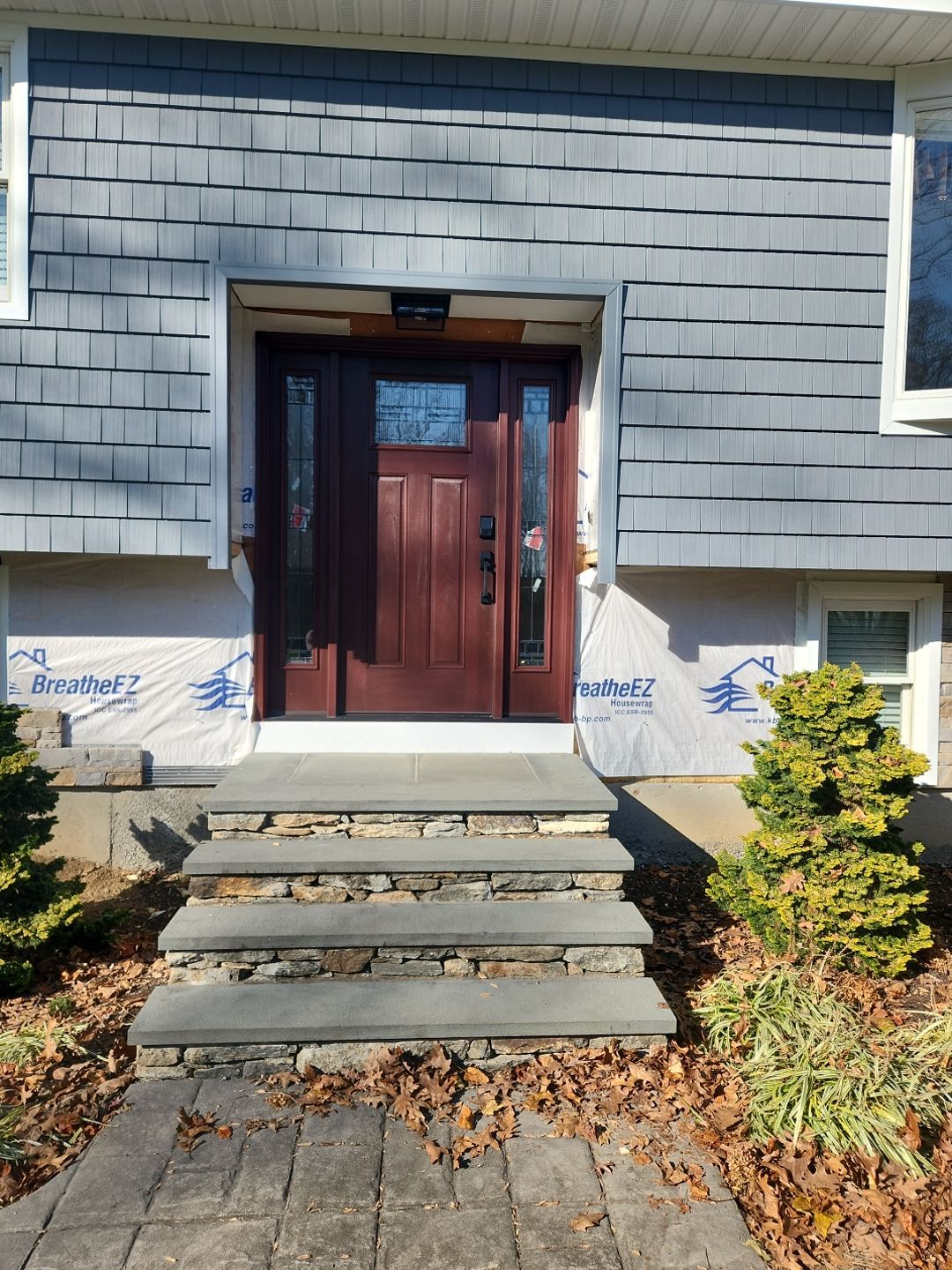 New Roofing, Siding front door by A Plus Exterior