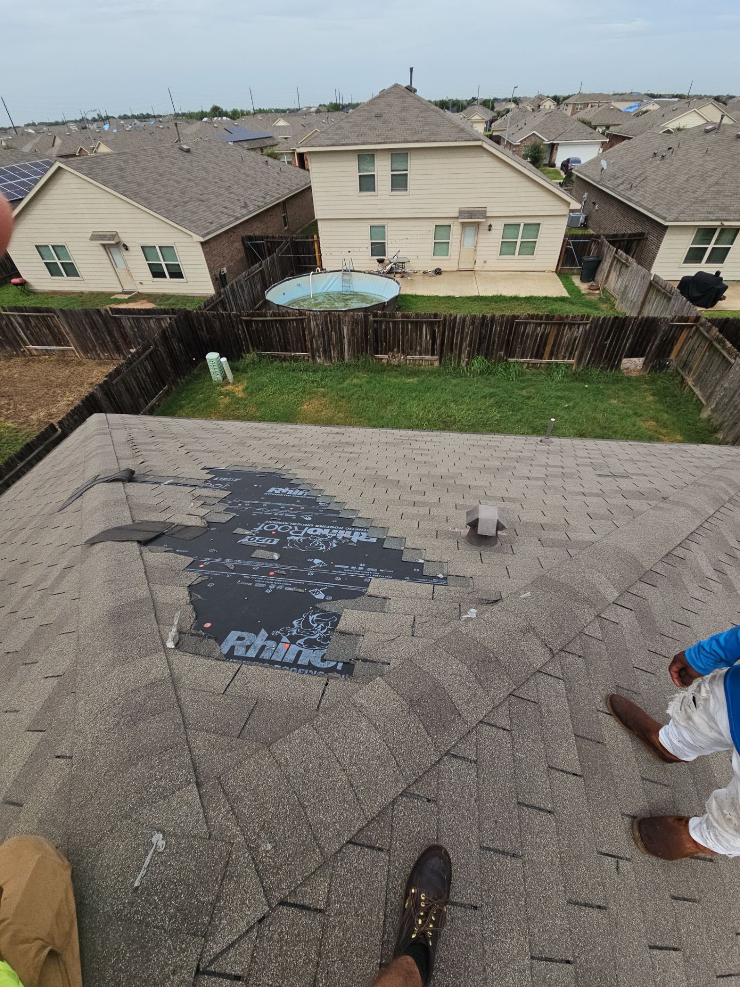 Residential Roofing Repair using Owen's Corning Duration (Lifetime) Shingles by Roof Repair Company