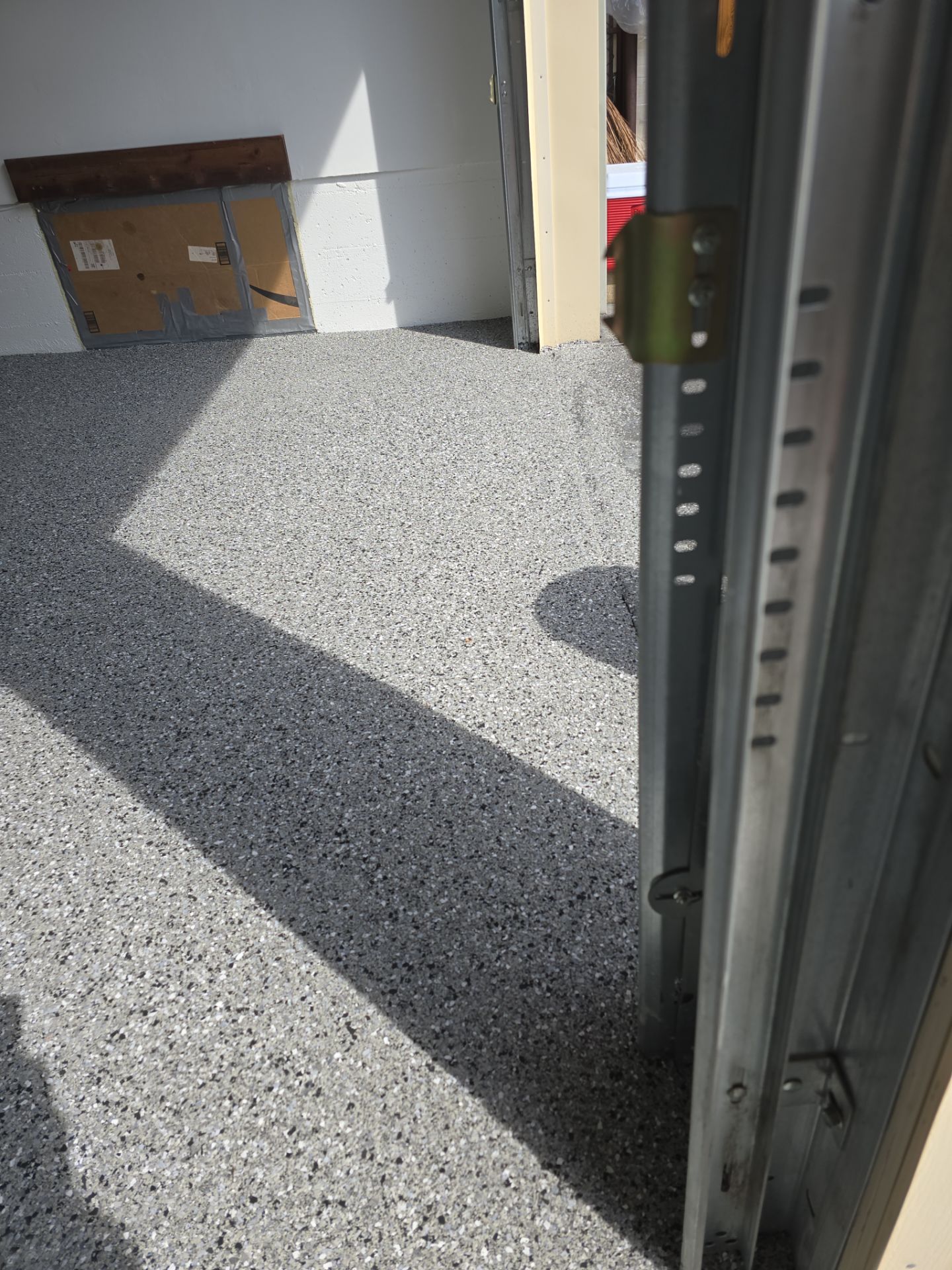 Garage Transformation using Slate Hybrid by Croc Coatings, LLC