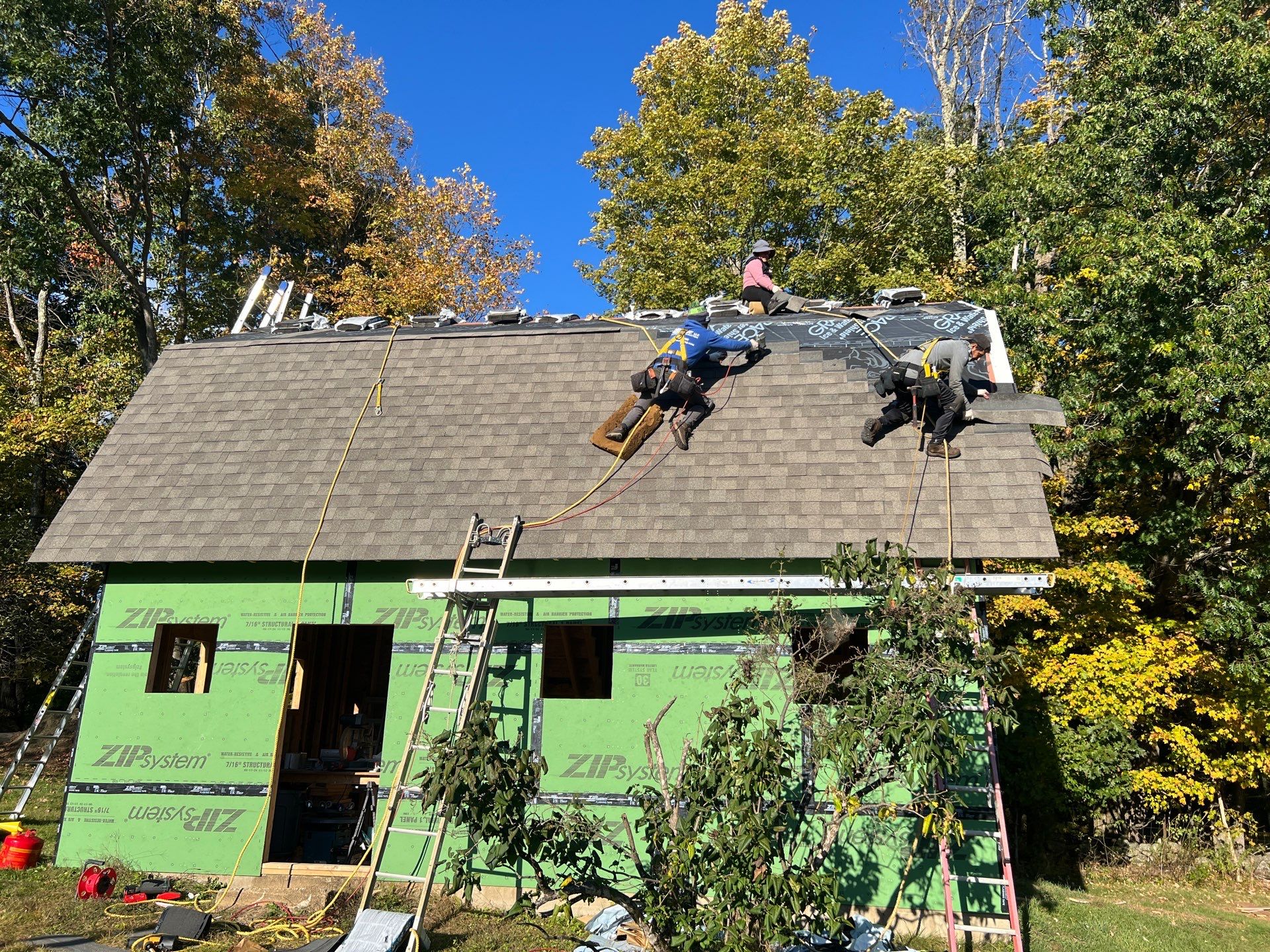 Deerfield, NH - New Construction Barn Roof by Tall pine roofing