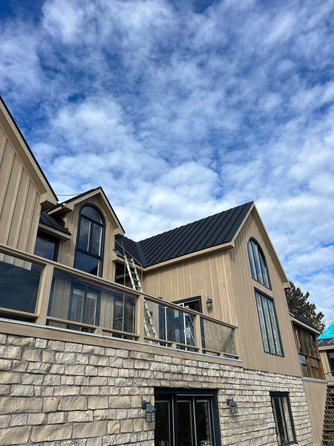 Residential Roofing Installation using 24 Ga Standing Seam Metal by Jay Carter Roofing & Sheet Metal