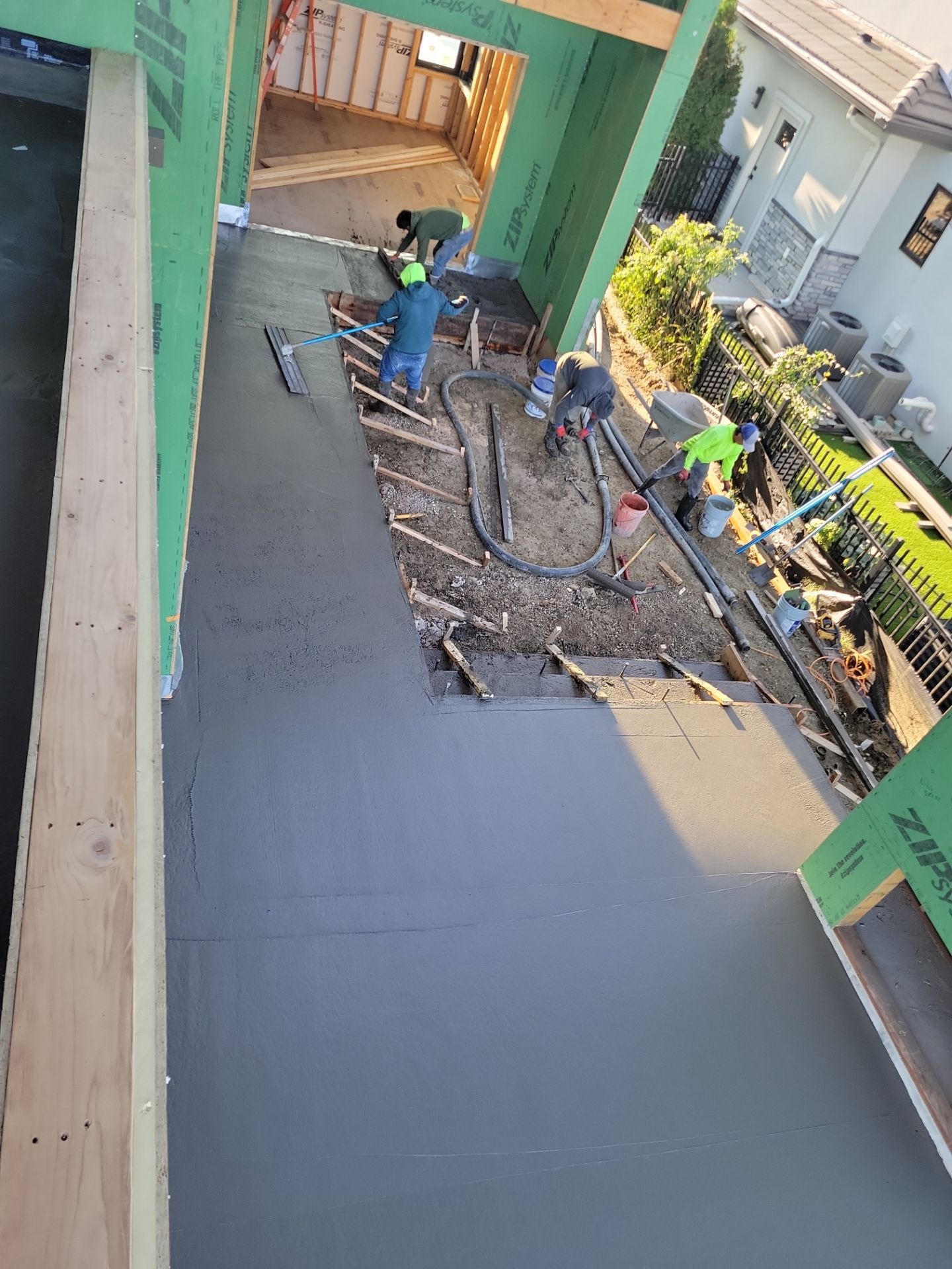 Stamped Concrete Patio and Custom Walkway Installation in Berthoud, Colorado by Center Line Concrete