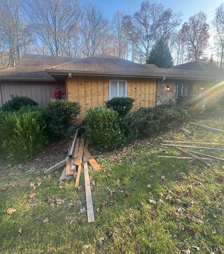 Siding, Gutter, and Replacement with Exterior Painting on 1974 Built Home in Roswell, GA by Nelson Exteriors 