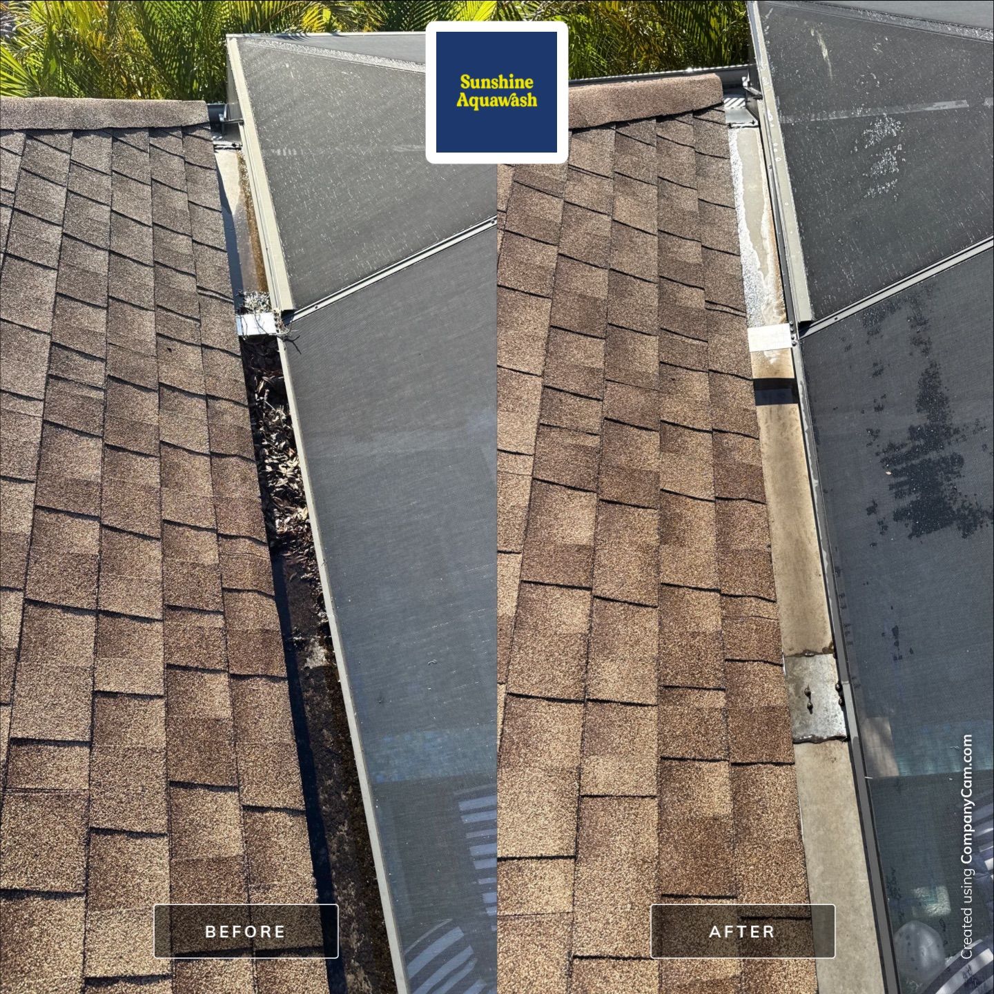 Gutter Cleaning Project – Oakley Place Community, Ellenton, FL by Sunshine AquaWash