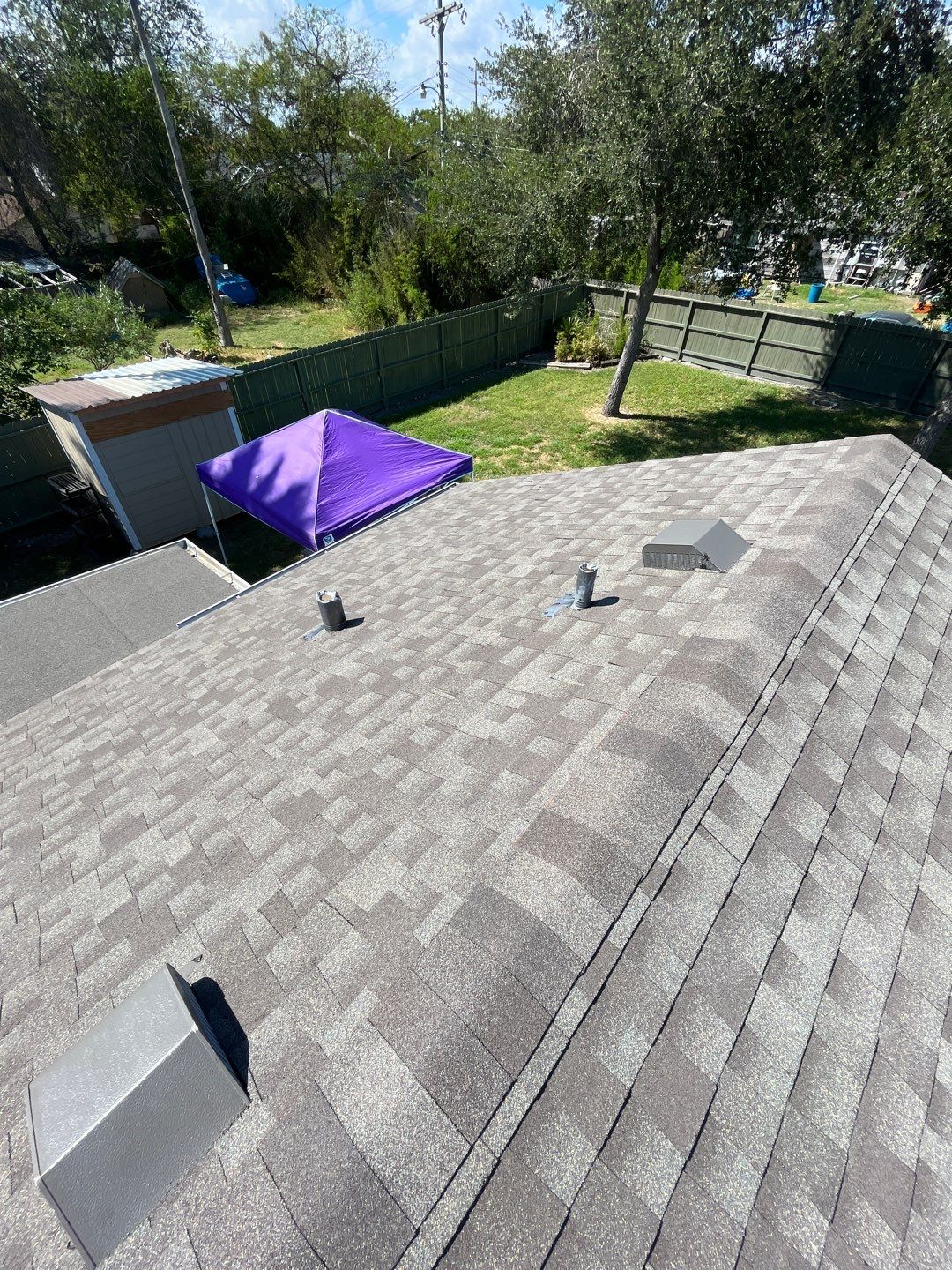 Residential Roofing Installation using GAF Natural Shadow Shingles by Lighthouse Roofing