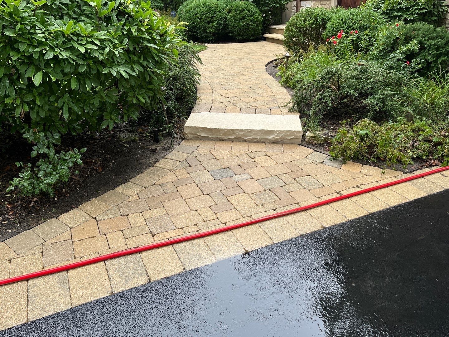 Brick paver clean, sand and seal.  using surebond SB-8700 by Northern Power Washing LLC.