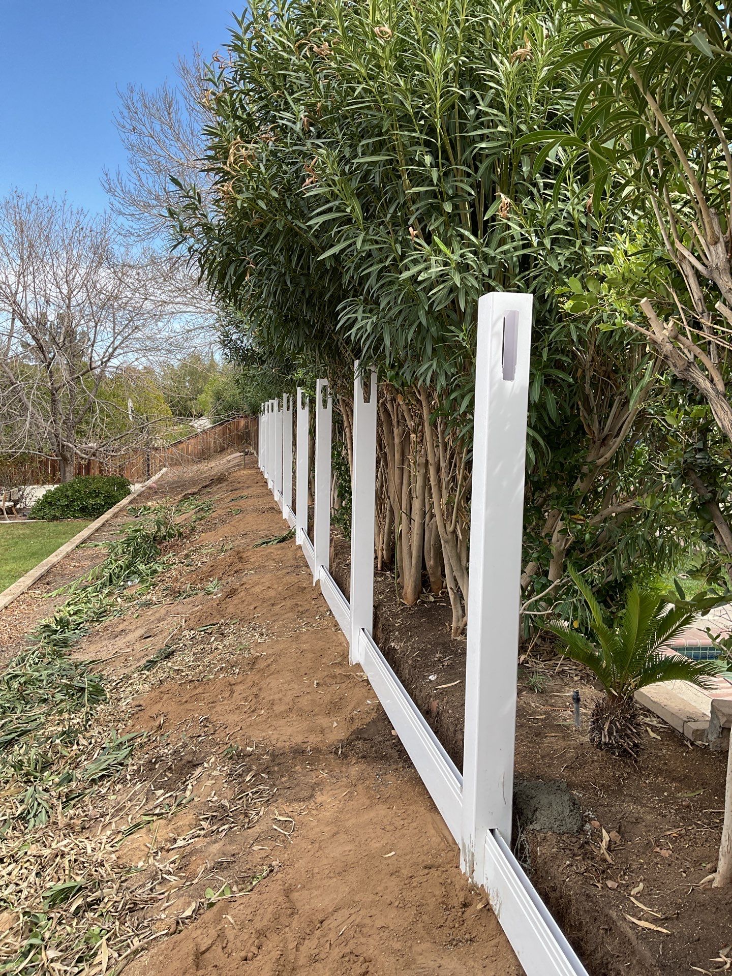 Fence Installation using Vinyl by Fence Guys Inc.