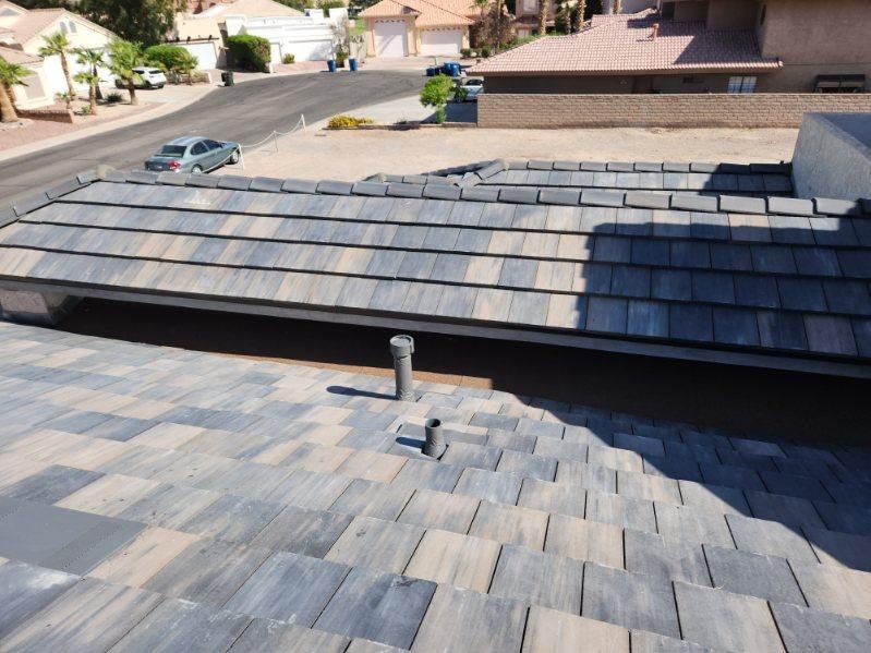 Weathered Ash Concrete Tile by Reimagine Roofing