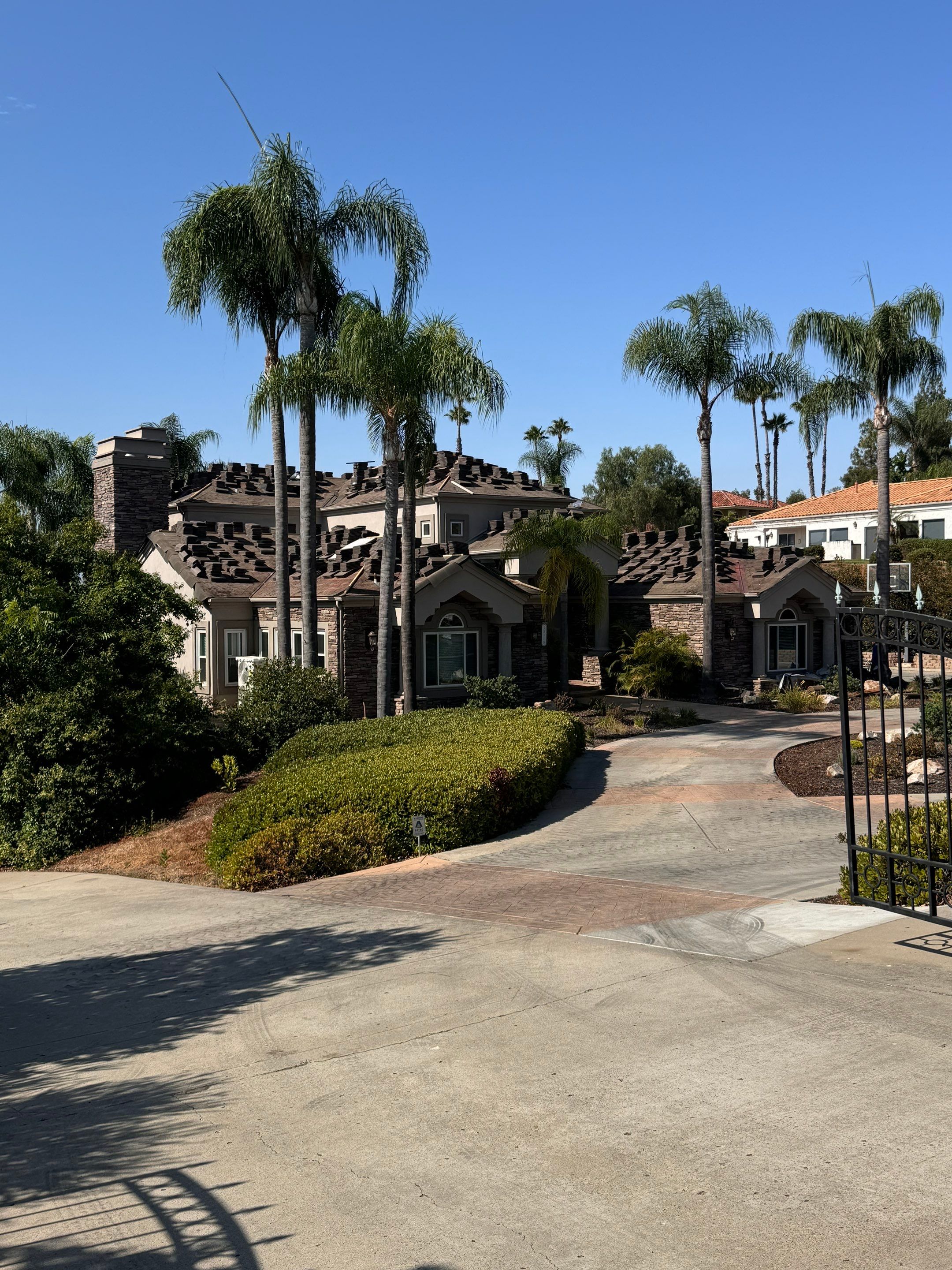 Full Roof Replacement Featuring Staggered Eagle Concrete Tiles in Poway by Reliable Roofing San Diego Inc.