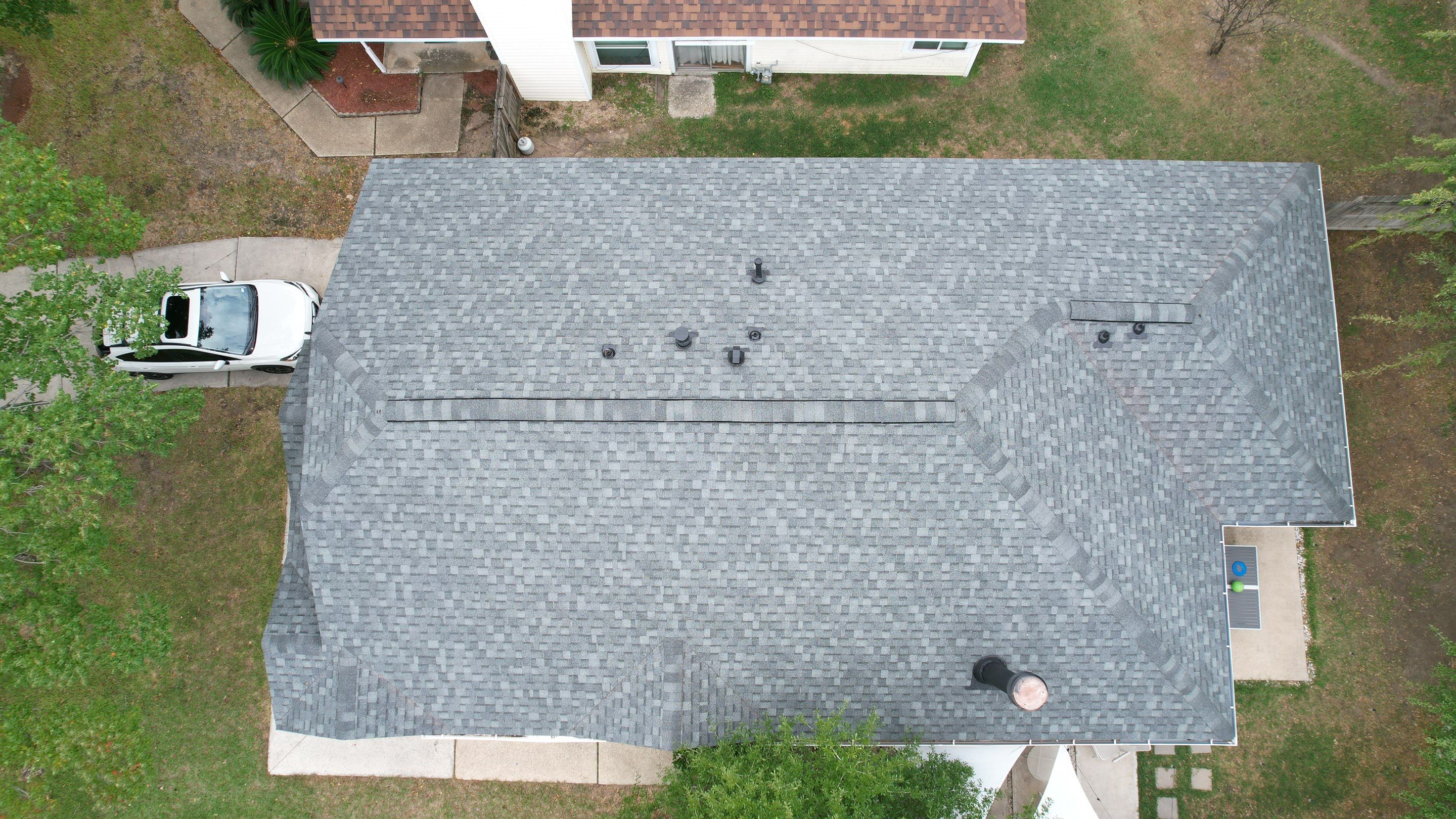 Silver Birch Shingle Roof Replacement — Houston, TX by PL Roofing & SB Roofing, LLC.