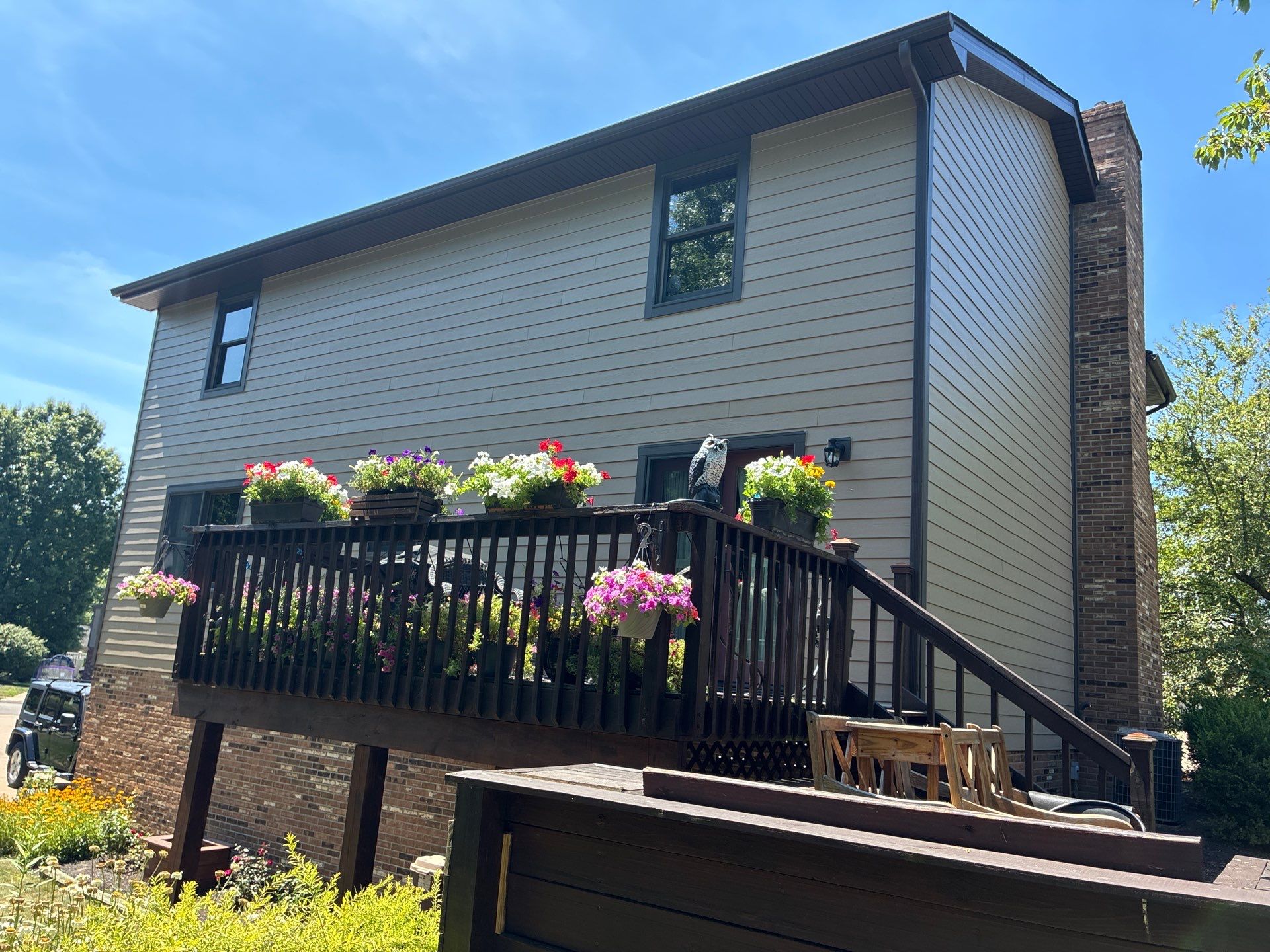 Full House James Hardie Lap Siding and Trim Renovation With Modern Dark Trim In Wexford / Mars PA by Ideal Siding Pittsburgh