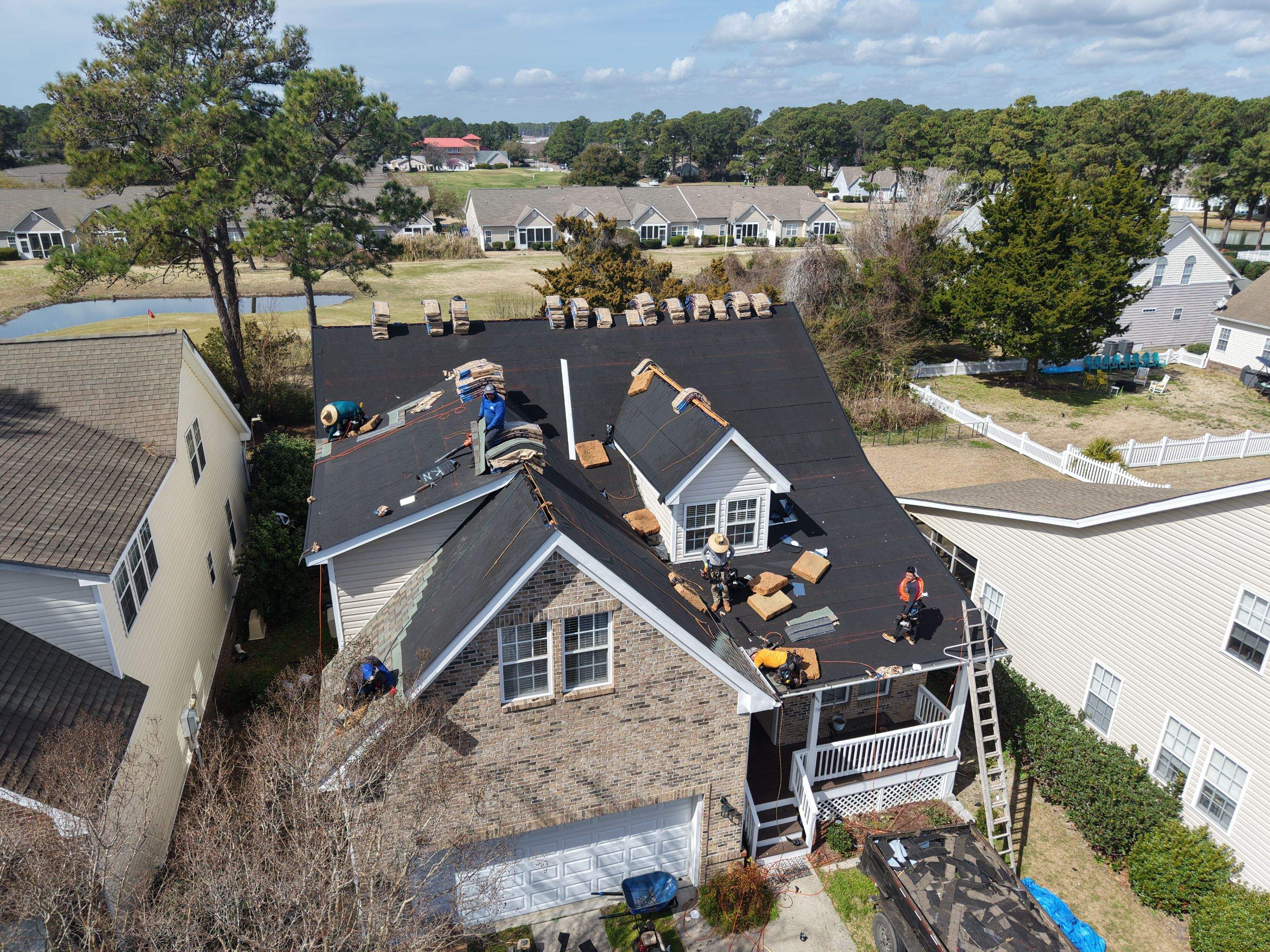 FORTIFIED Roof Replacement – CertainTeed Landmark Pro Weathered Wood | Southport NC by RGR Construction and Roofing, LLC