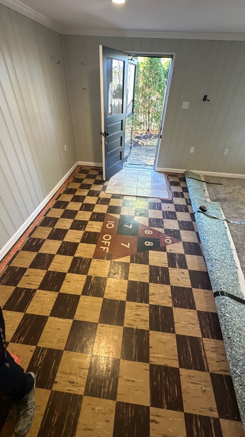 Twilight Garage, Walkway and Porch Project in Pittsburgh by Floors in a Day, Inc