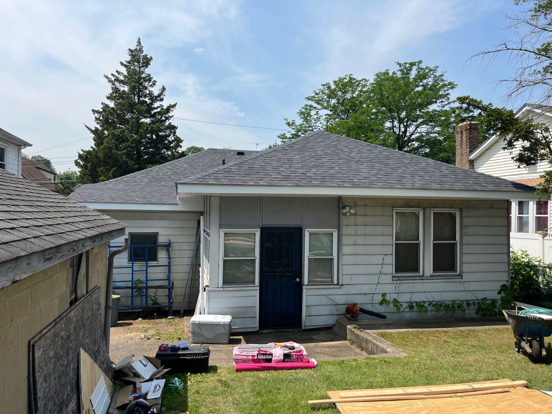 Project in Mt Vernon by The Energy Efficient Roofer & George's Seamless Gutters