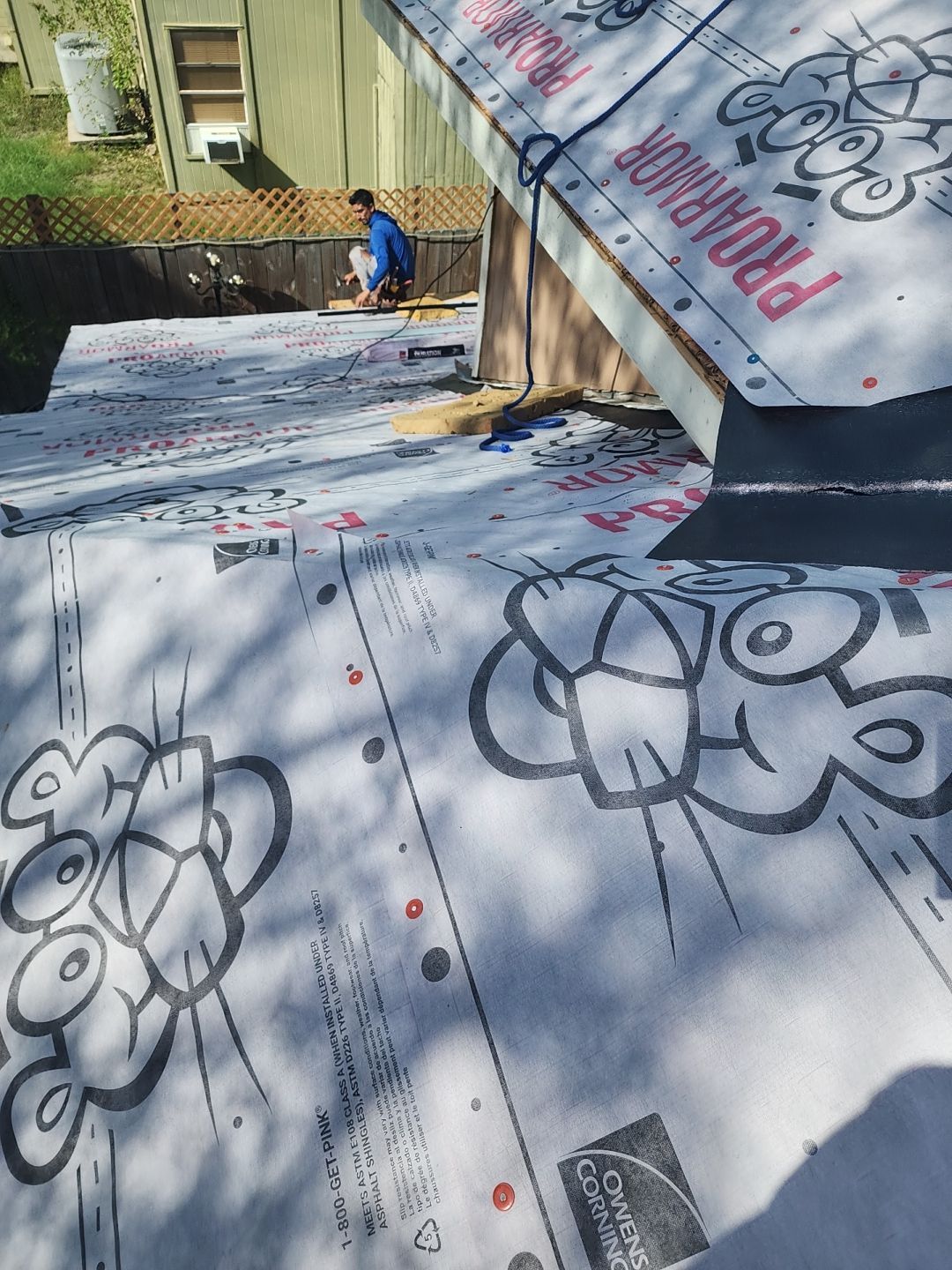 Residential Roofing Installation using Owen's Corning Duration (Lifetime) Shingles by Roof Repair Company