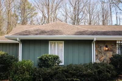 Siding, Gutter, and Replacement with Exterior Painting on 1974 Built Home in Roswell, GA