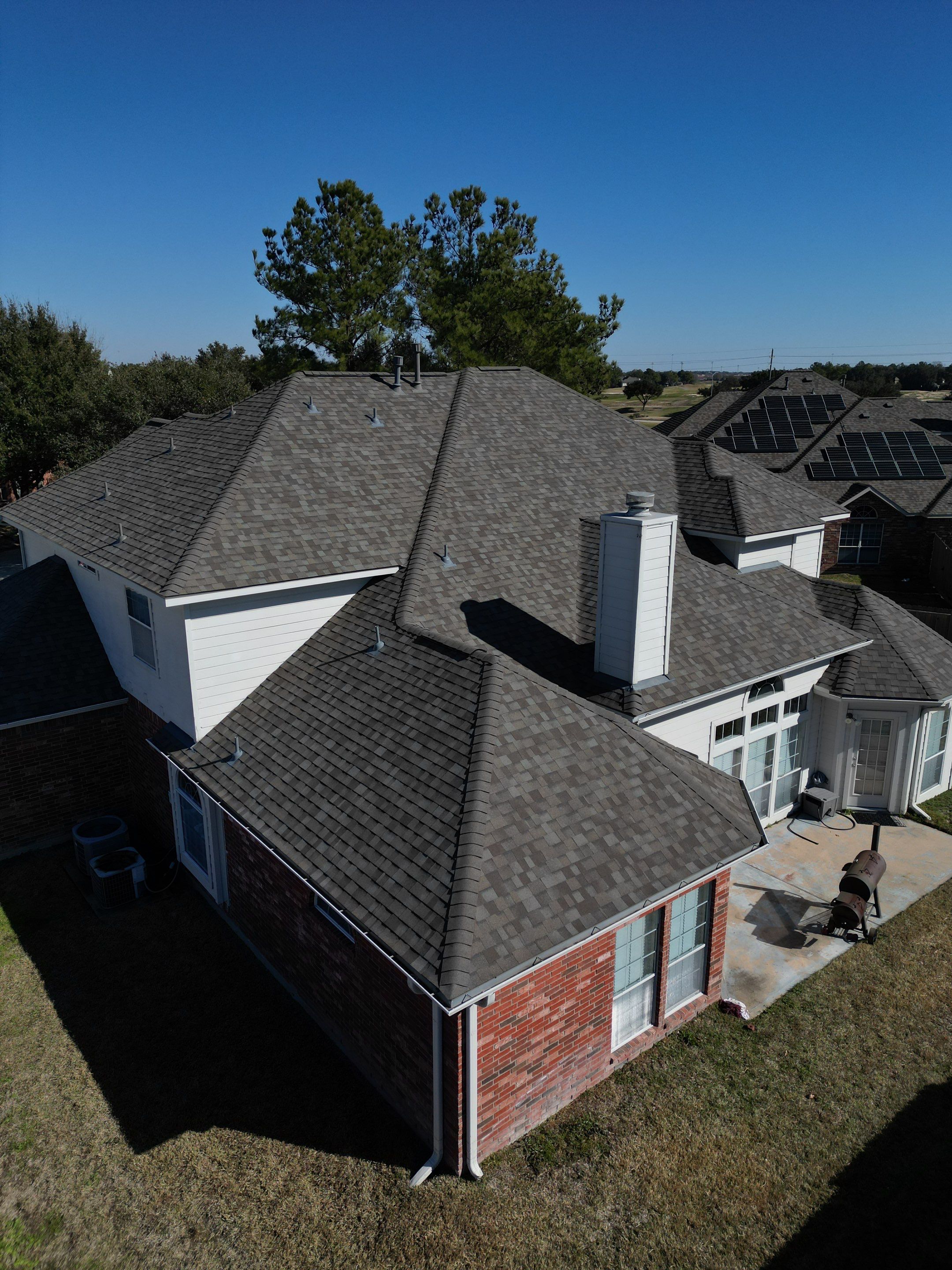 OC Duration Driftwood by HHH Roofing & Construction