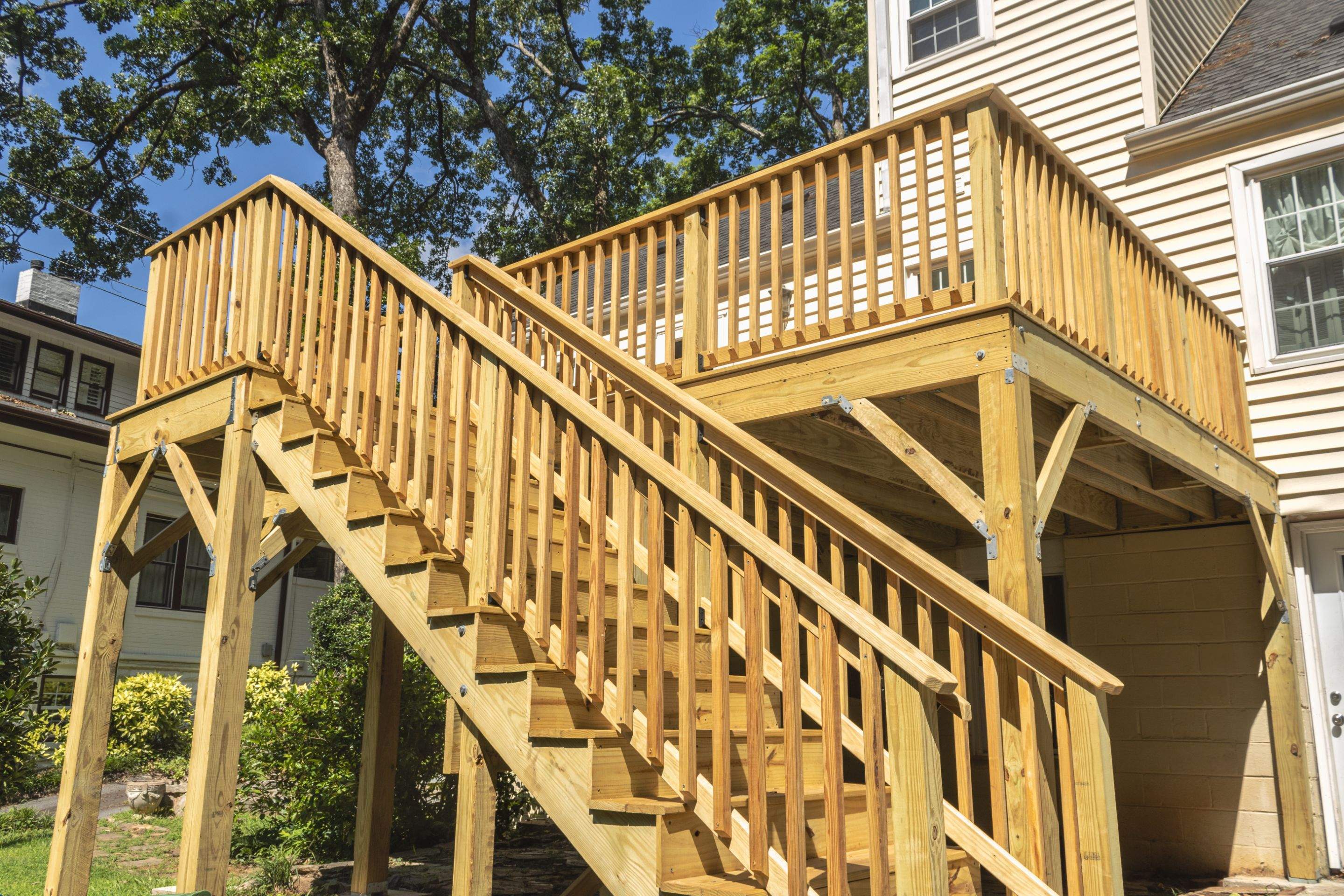 Atlanta, GA Deck Rebuild using Pressure Treated Pine by Nelson Exteriors