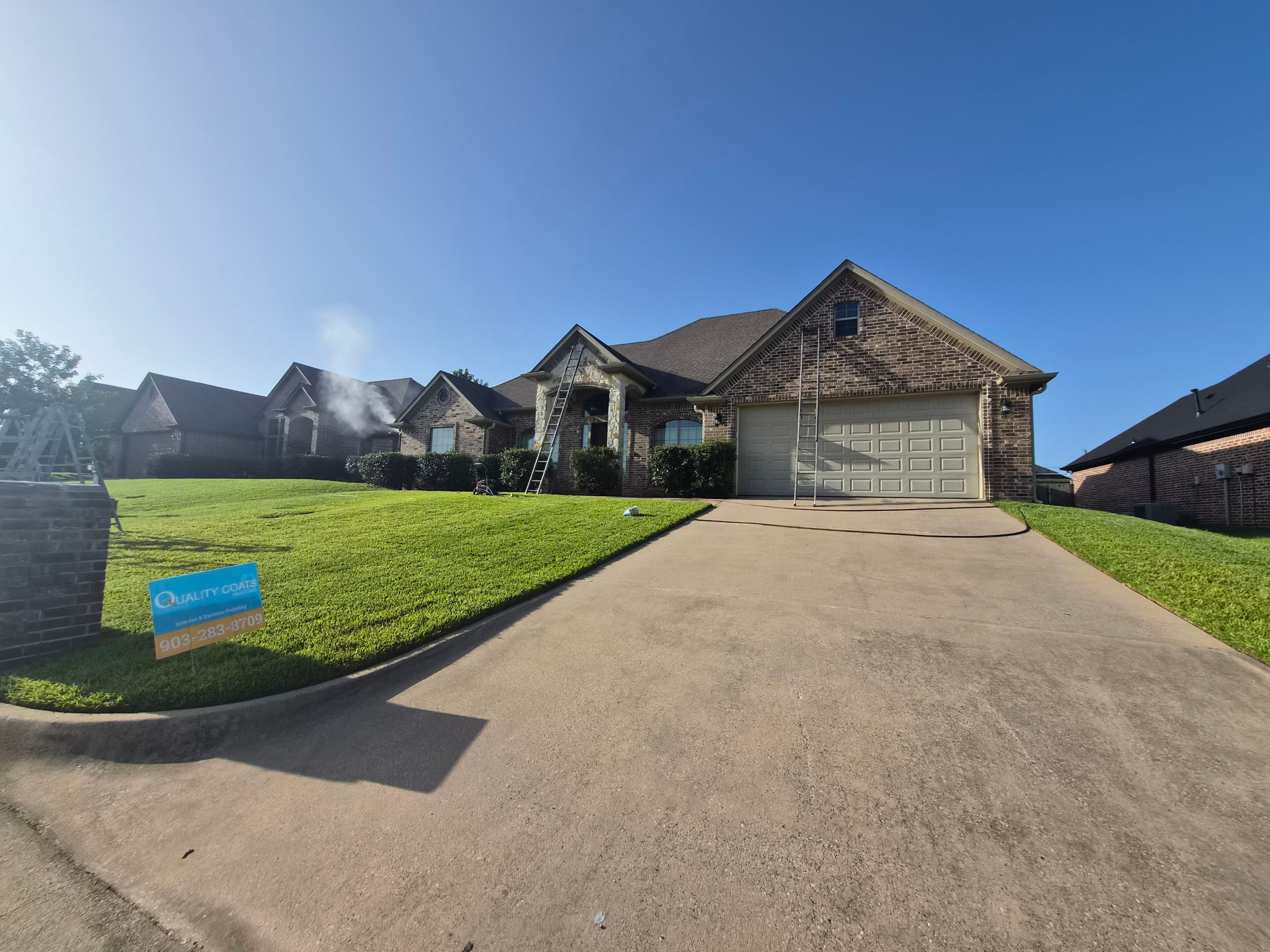 Subtle Color Shift Exterior Job in Tyler, TX by Quality Coats Painting