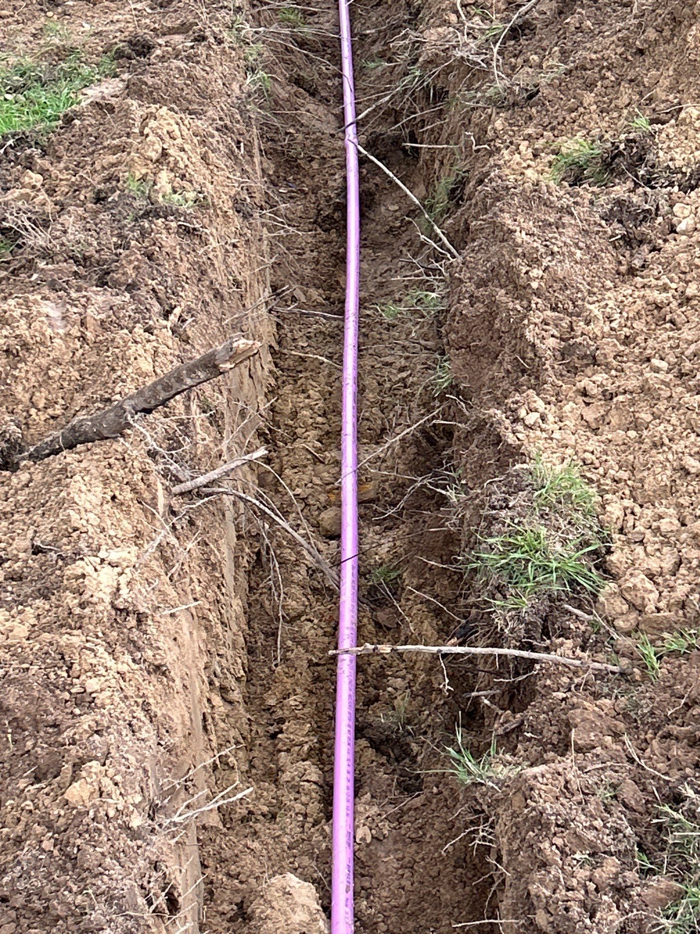 Septic Install Project in Eustace by Rub-A-Dub Plumbing