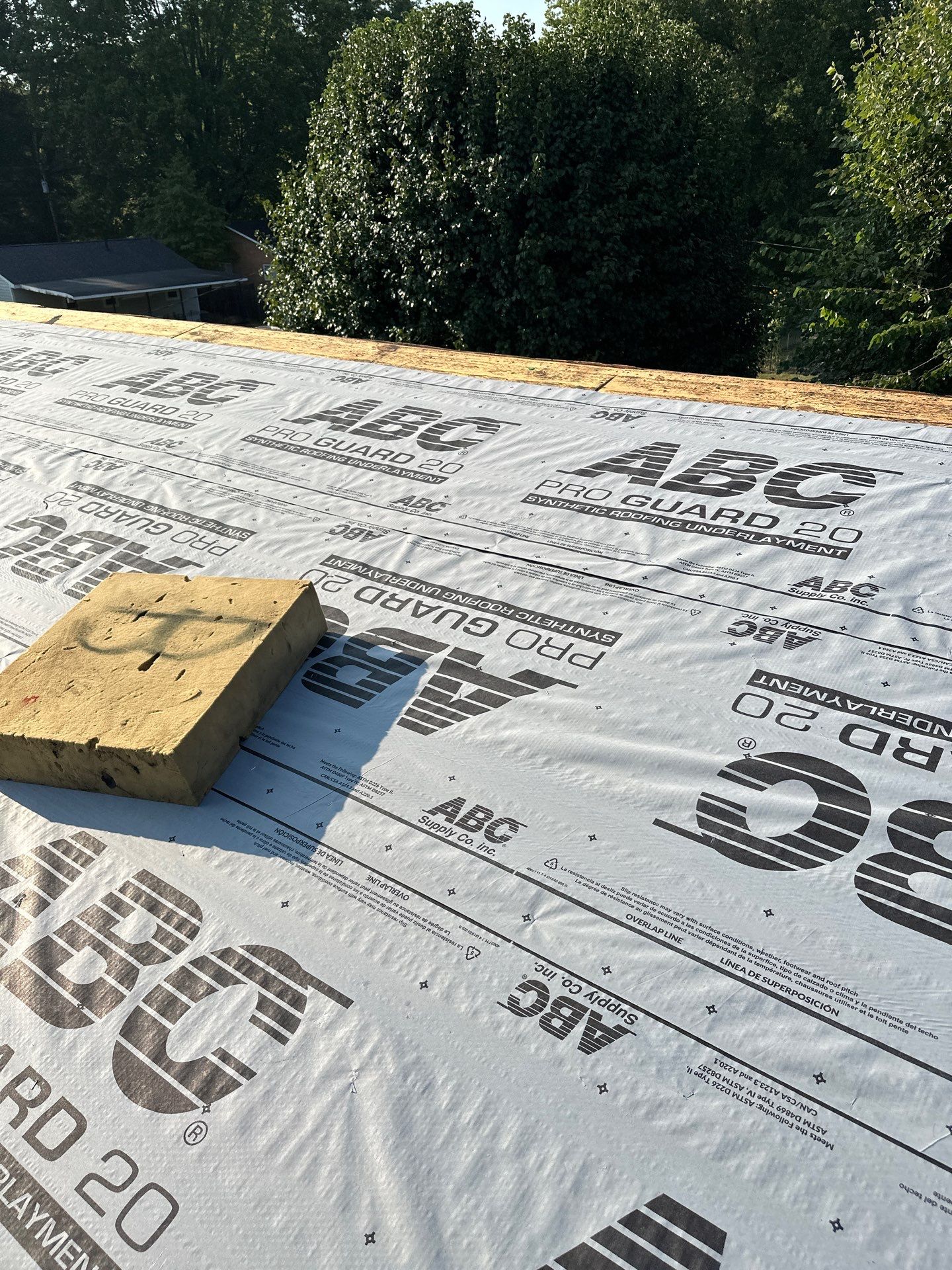 Residential Roofing Installation using Oyster Gray by Rainstoppers Roofing