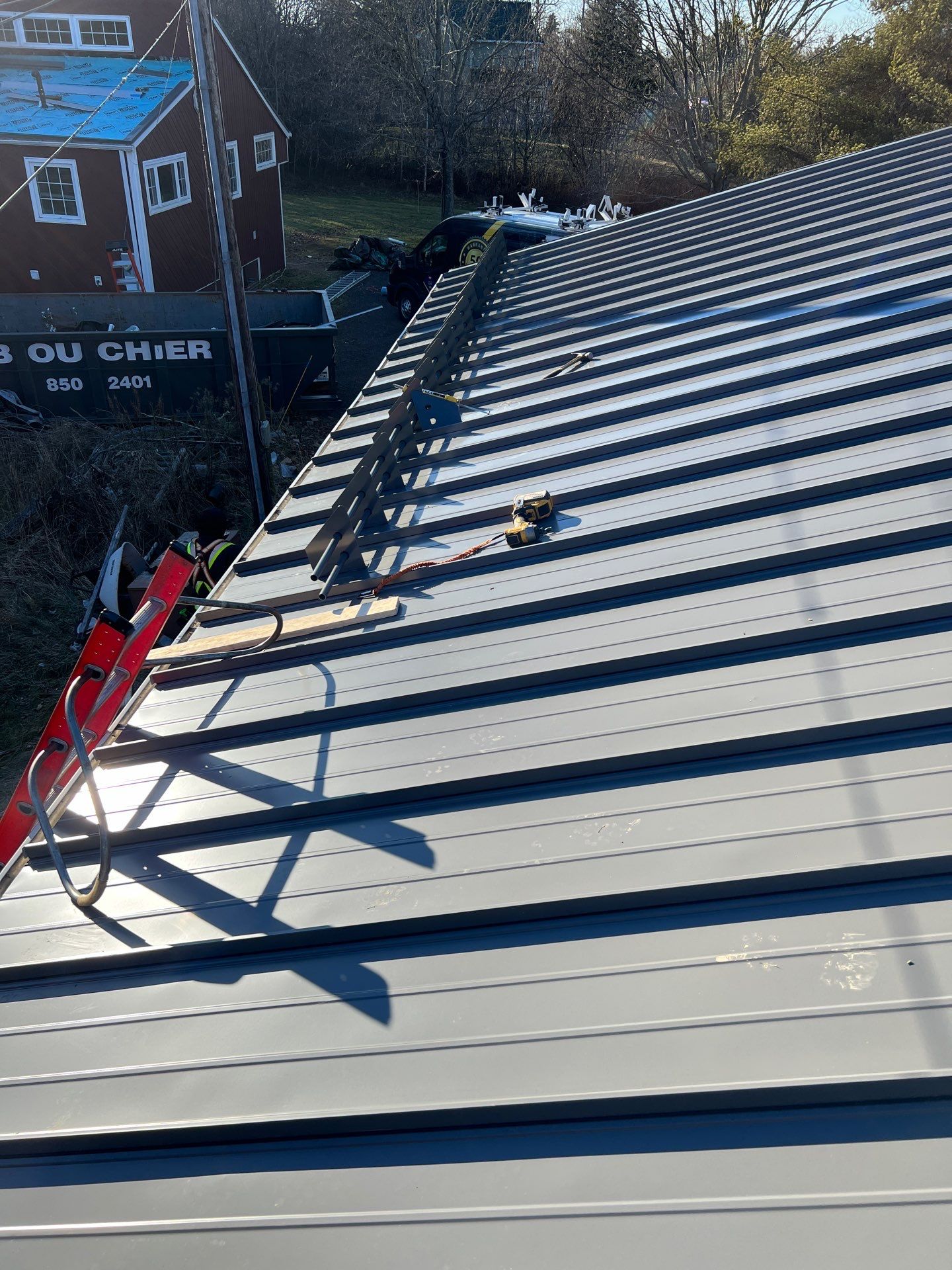 Residential Roofing Installation using Ideal Steel Standing Seam  by Artisan Roofing & Home Improvements Inc.