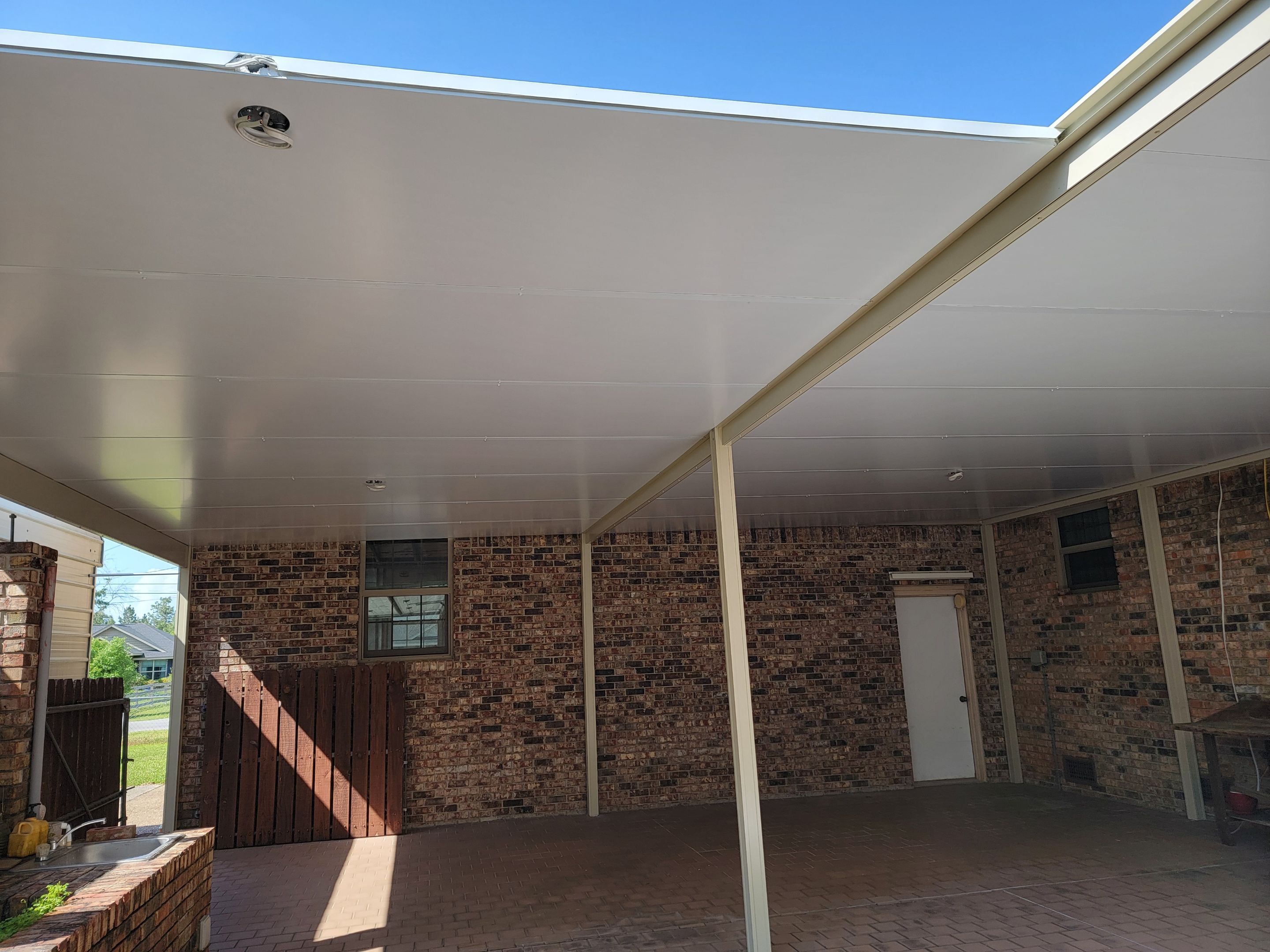 Patio Cover using Colorbeam by Titan Sunrooms