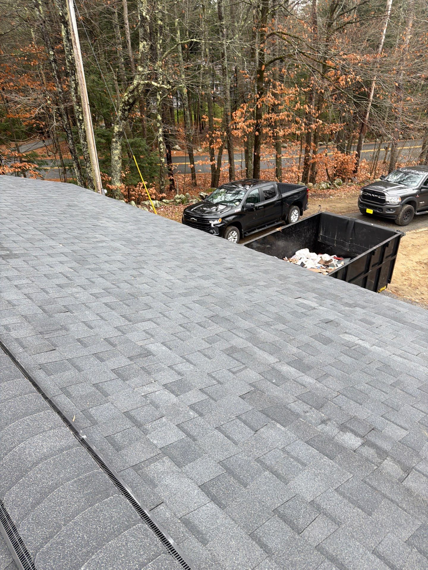 Lisbon Maine OC Roof install by Tall pine roofing