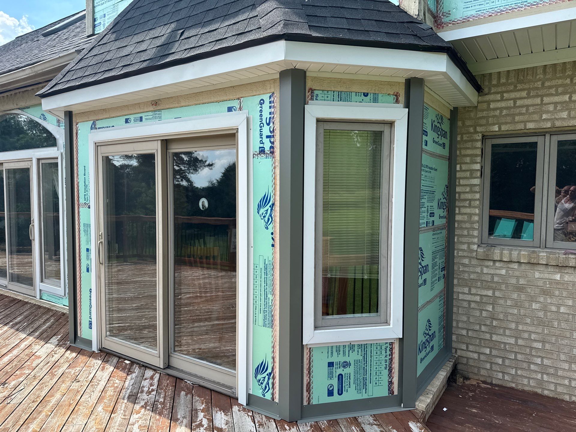 Siding Replacement using Alside Mountain Fern by 180 Contractors