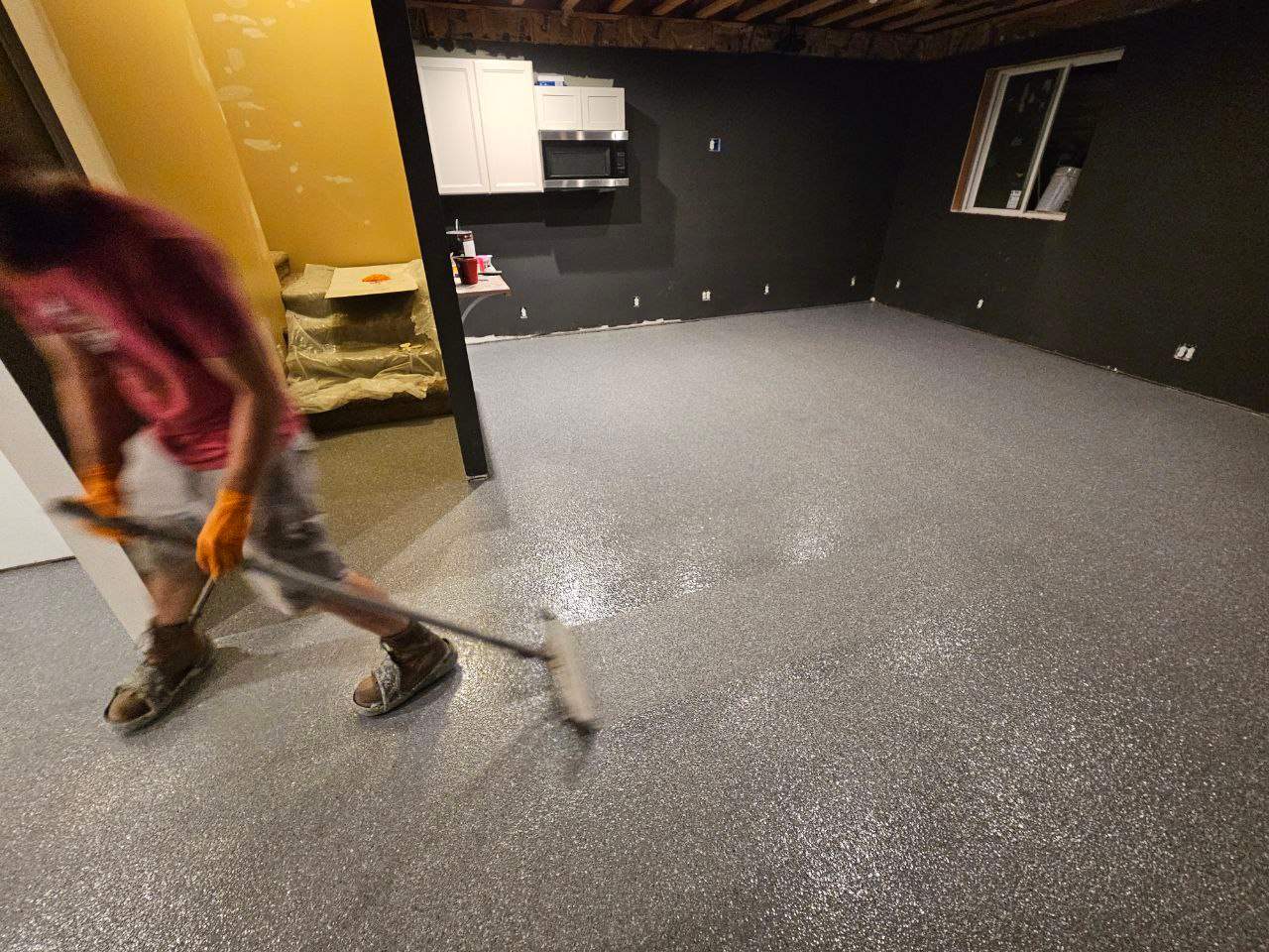 Slate Basement Monticello by Loud Bros