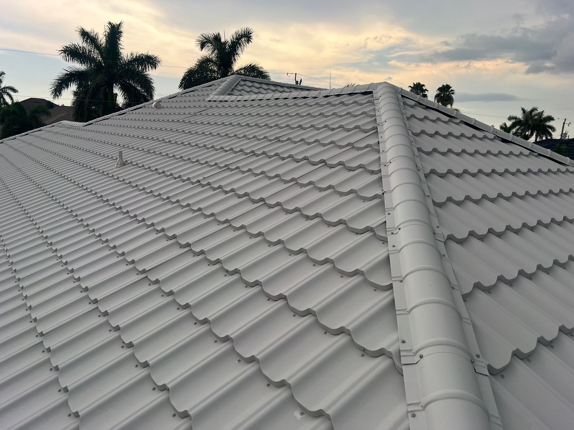 Worthouse Metal Tile  Roof- Atlantic Sand  by Durabilis Roofing INC