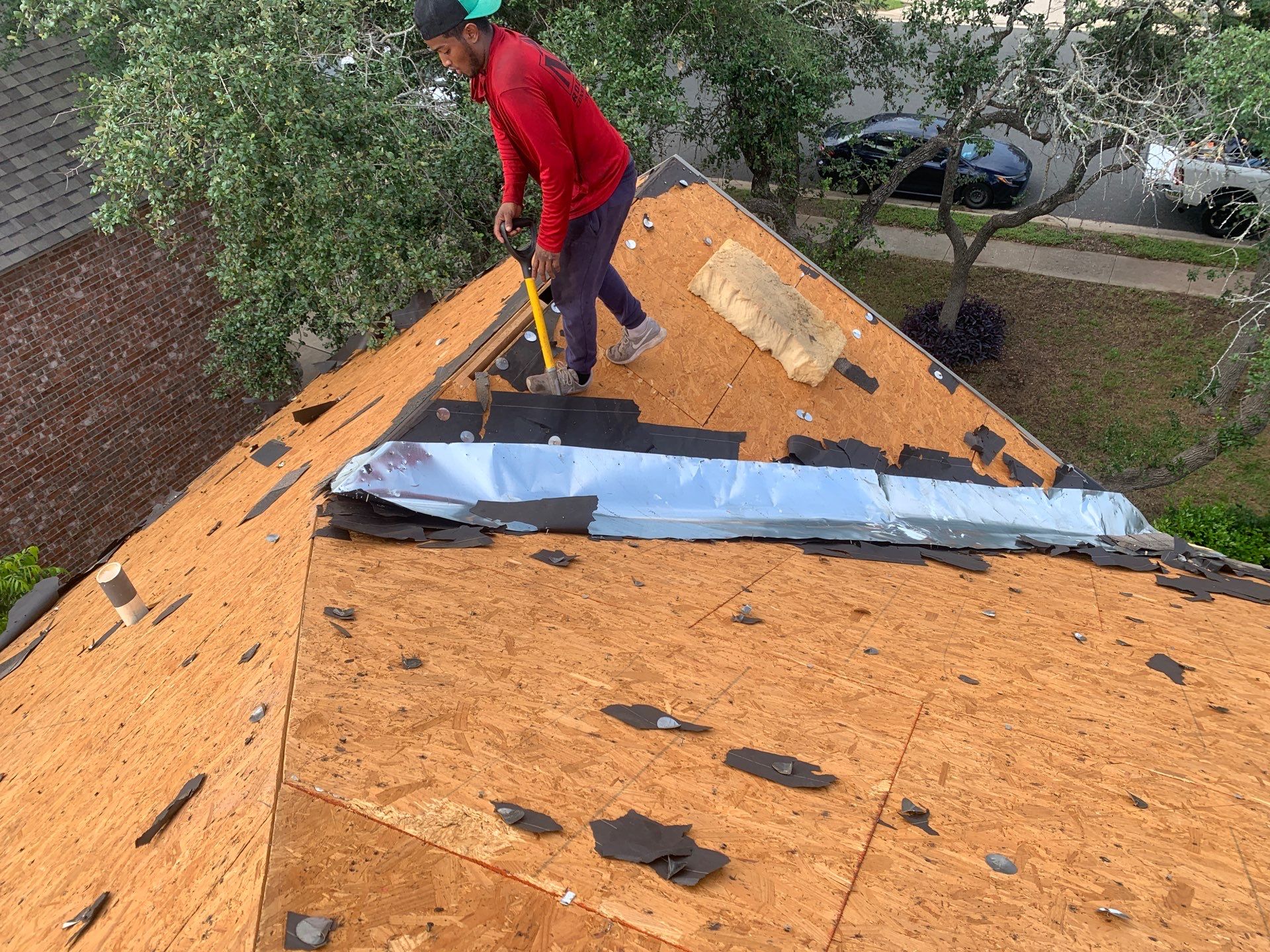 Full Architectural Shingle Roof Replacement and Decking Repair in Cedar Park by Caliber Restoration LLC