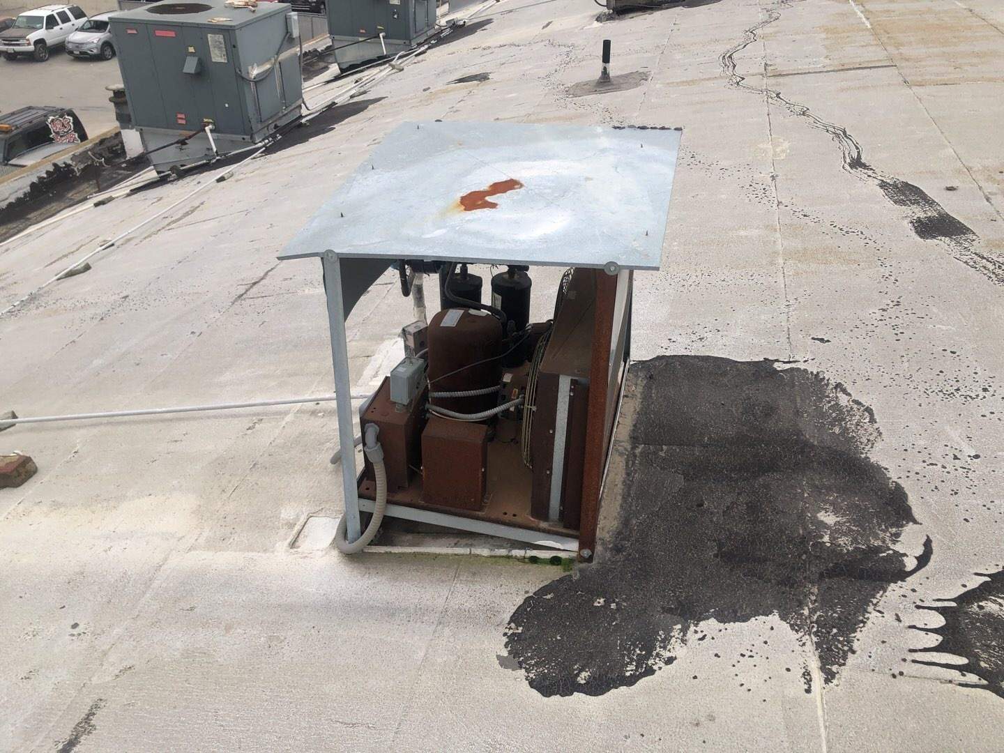 Spray foam and coatings using Conklin Benchmark/PUMA XL coatings and spray foam by Straight Edge Roofing Inc