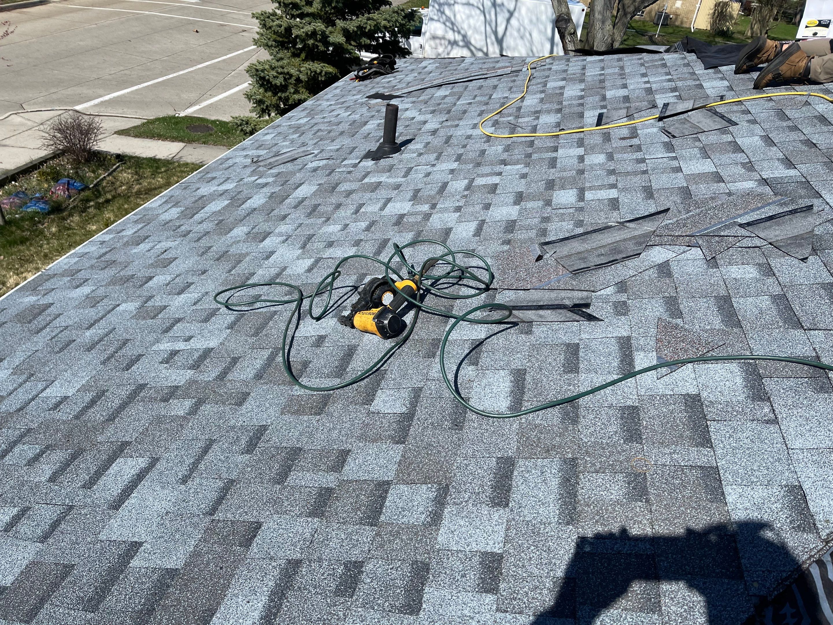 Residential Roofing Installation using Owens Corning Duration Quarry Grey by JNR Roofing LLC