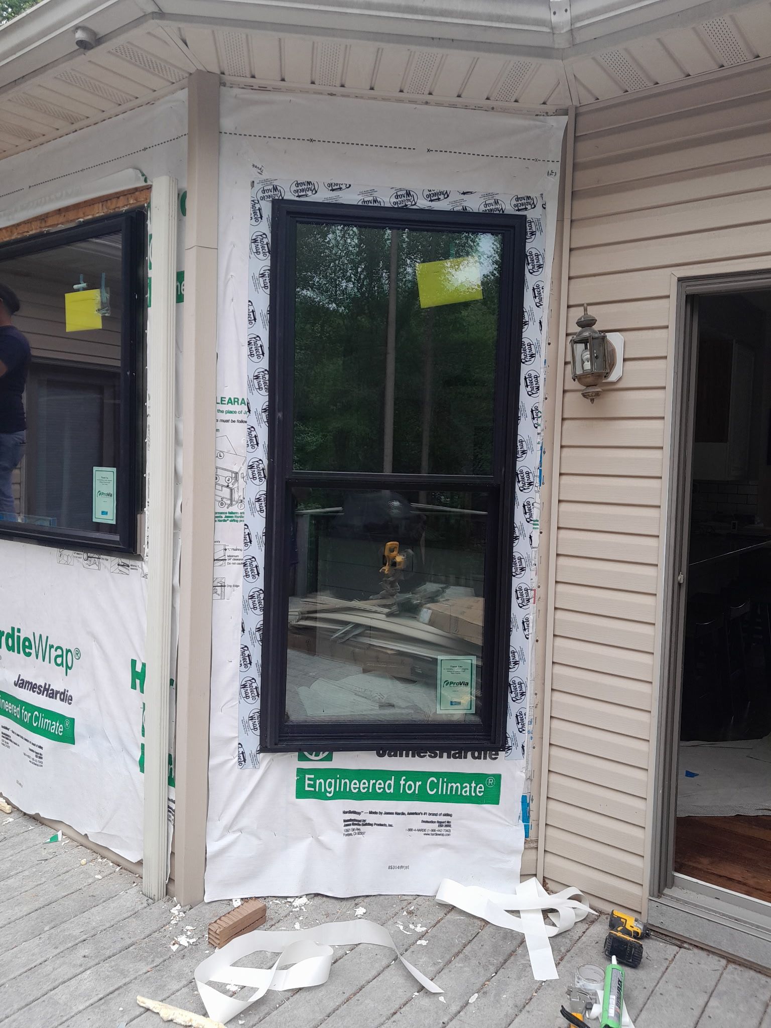 Window replacement with minor carpentry and siding/gutter replacement. by Window Depot of Annapolis