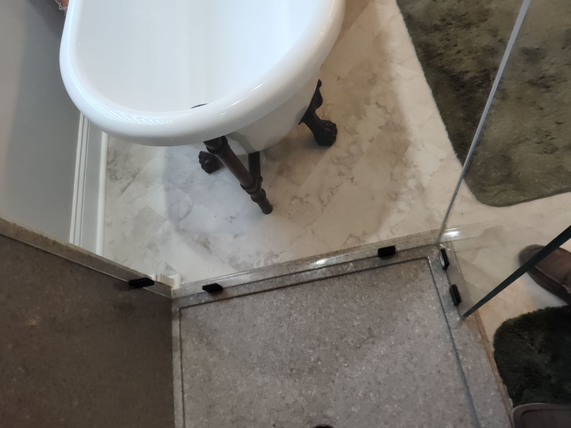 Bathroom repair and remodel by Cornerstone Home Builders, LLC