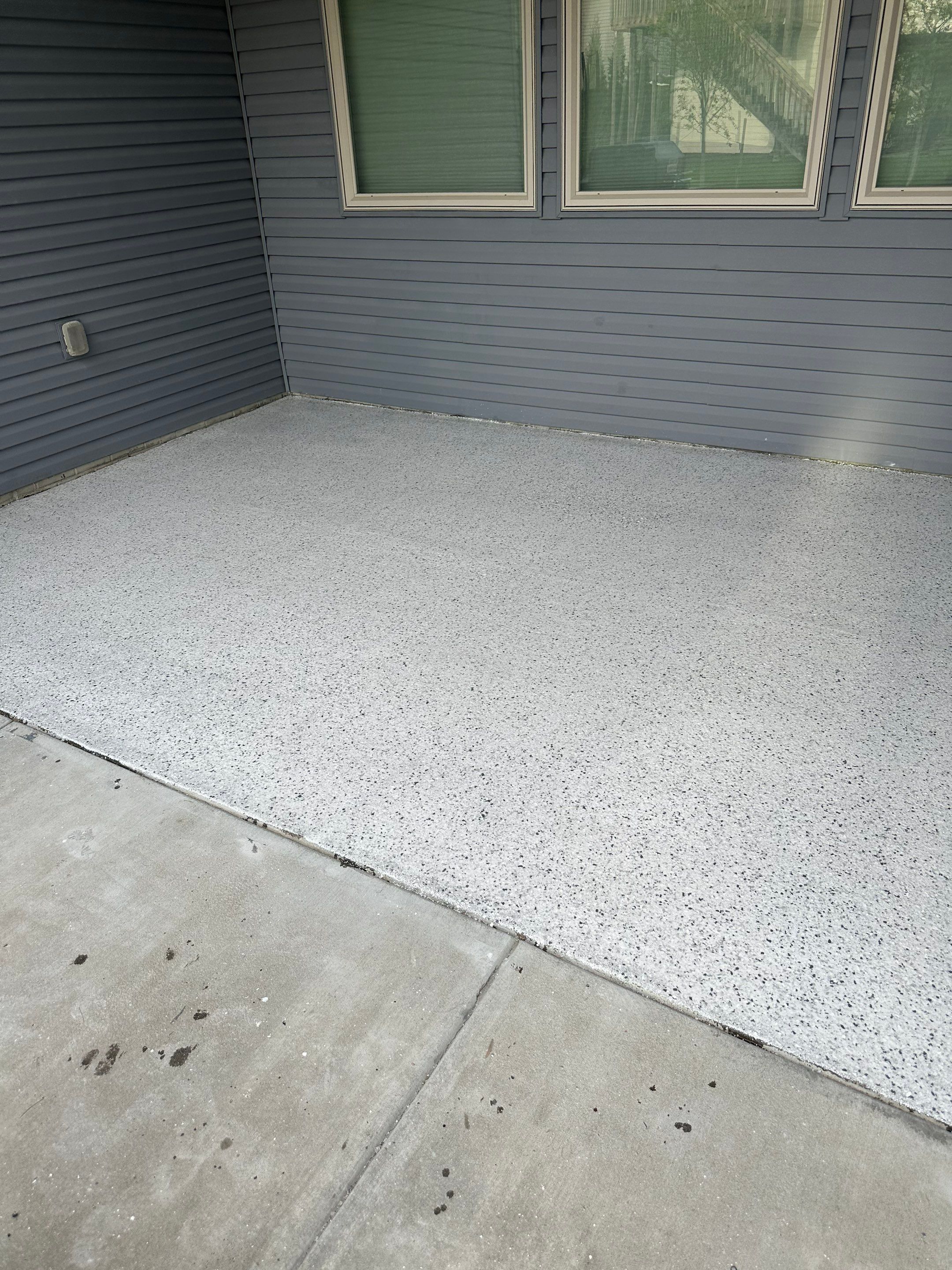 Back Patio Transformation: A Better Space for Grilling in Lincoln, Nebraska by Goat Coatings