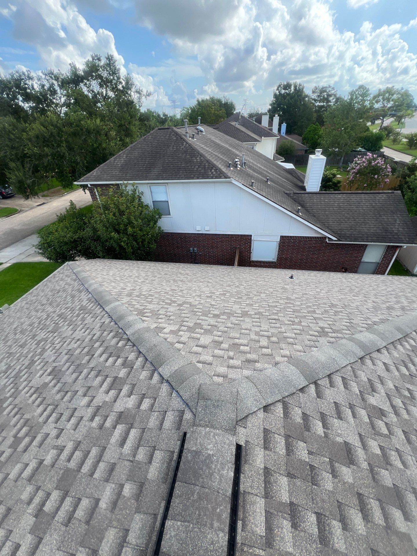 Residential Roof Replacement using GAF HDZ - Weathered Wood by Elite Roofing LLC